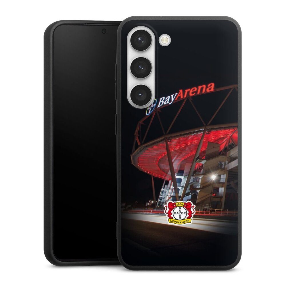 DeinDesign Handyhülle Bayer 04 Leverkusen Stadion Offizielles Lizenzprodukt, Samsung Galaxy S23 Silikon Hülle Premium Case Handy Schutzhülle