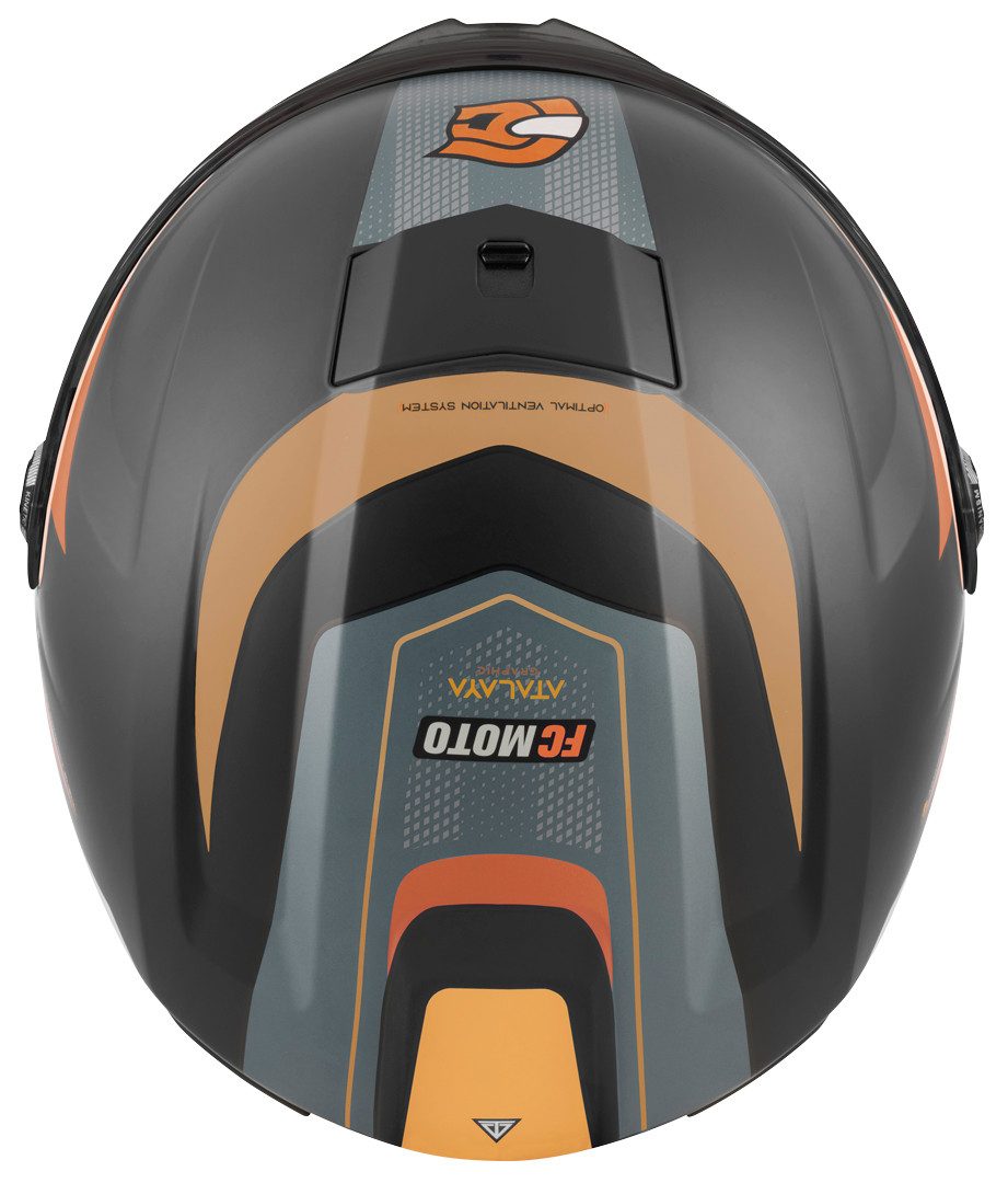 FC-Moto Motorradhelm FF114B Zeron Helm, vorbereitet für Pinlockscheibe,herausnehmbares Innenfutter