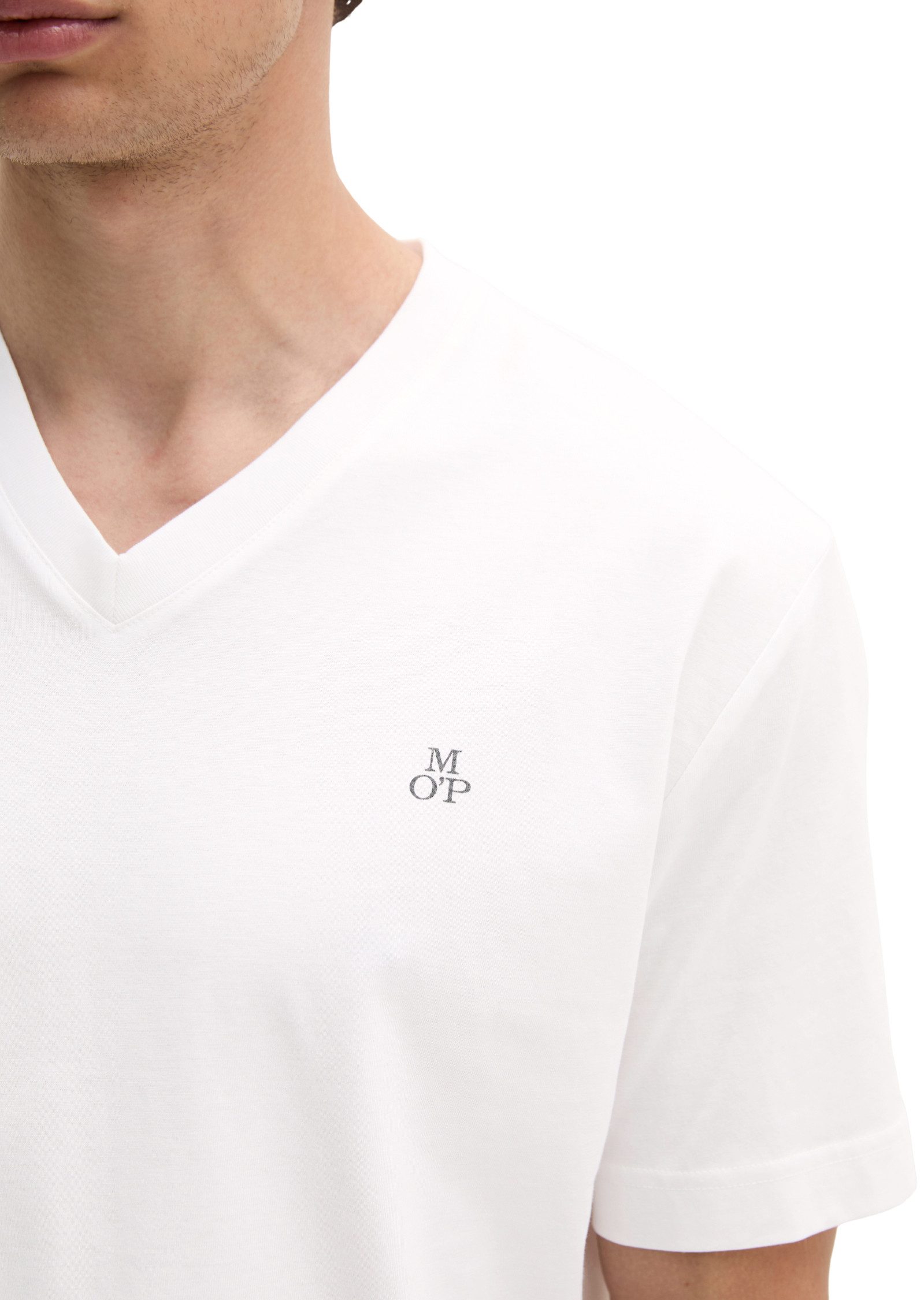 Marc O'Polo T-Shirt aus reiner Bio-Baumwolle – Bild 4 von 5