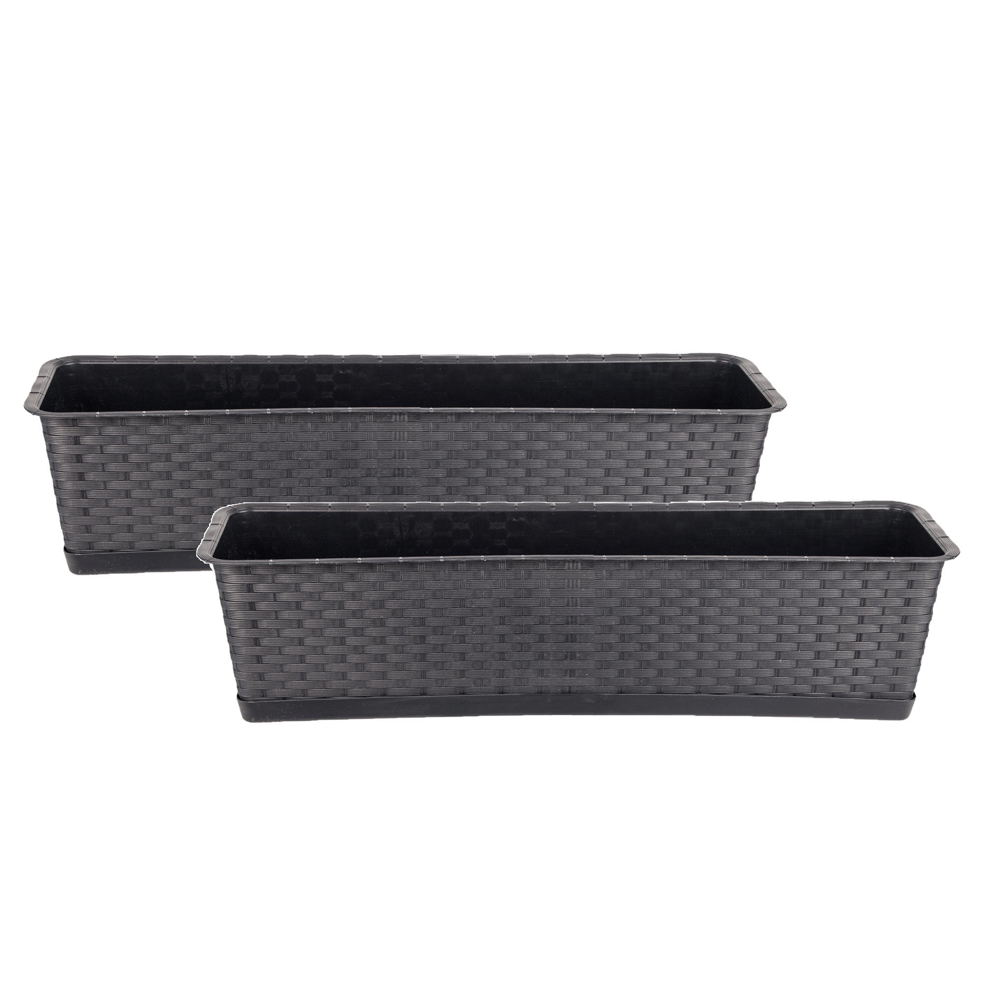 BigDean Blumenkasten 2er Set Pflanzkasten mit günstig online kaufen