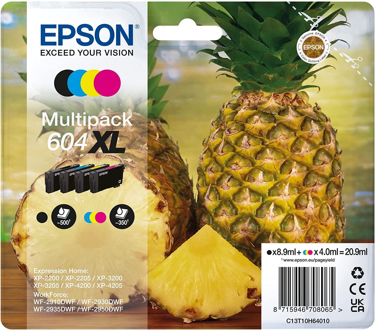 Epson Original Epson 604XL Multipack (C13T10H64010) Tintenpatrone