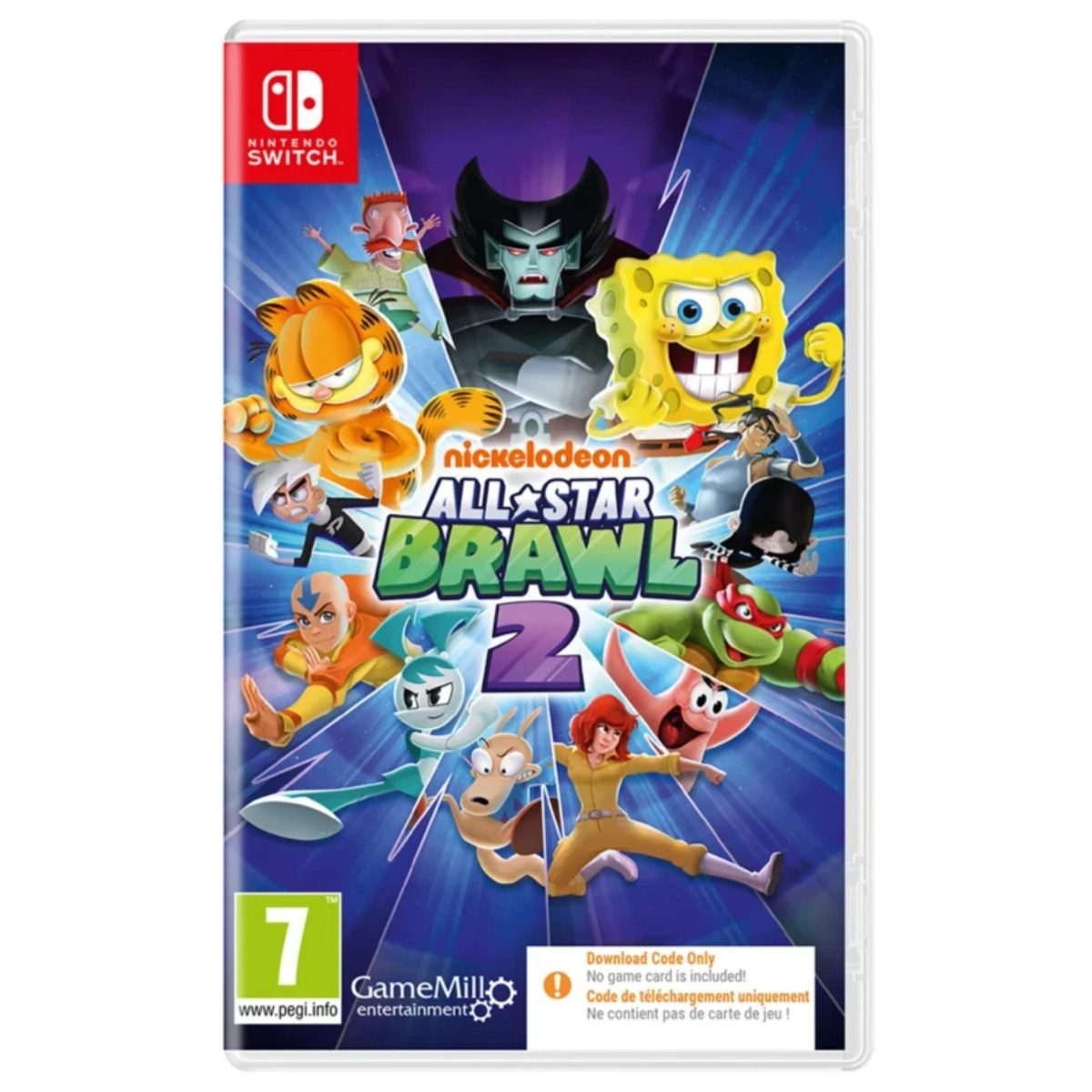 Nintendo Switch Spiel Nickelodeon All-Star Brawl 2 Nintendo Switch, Enthält nur Downloadcode