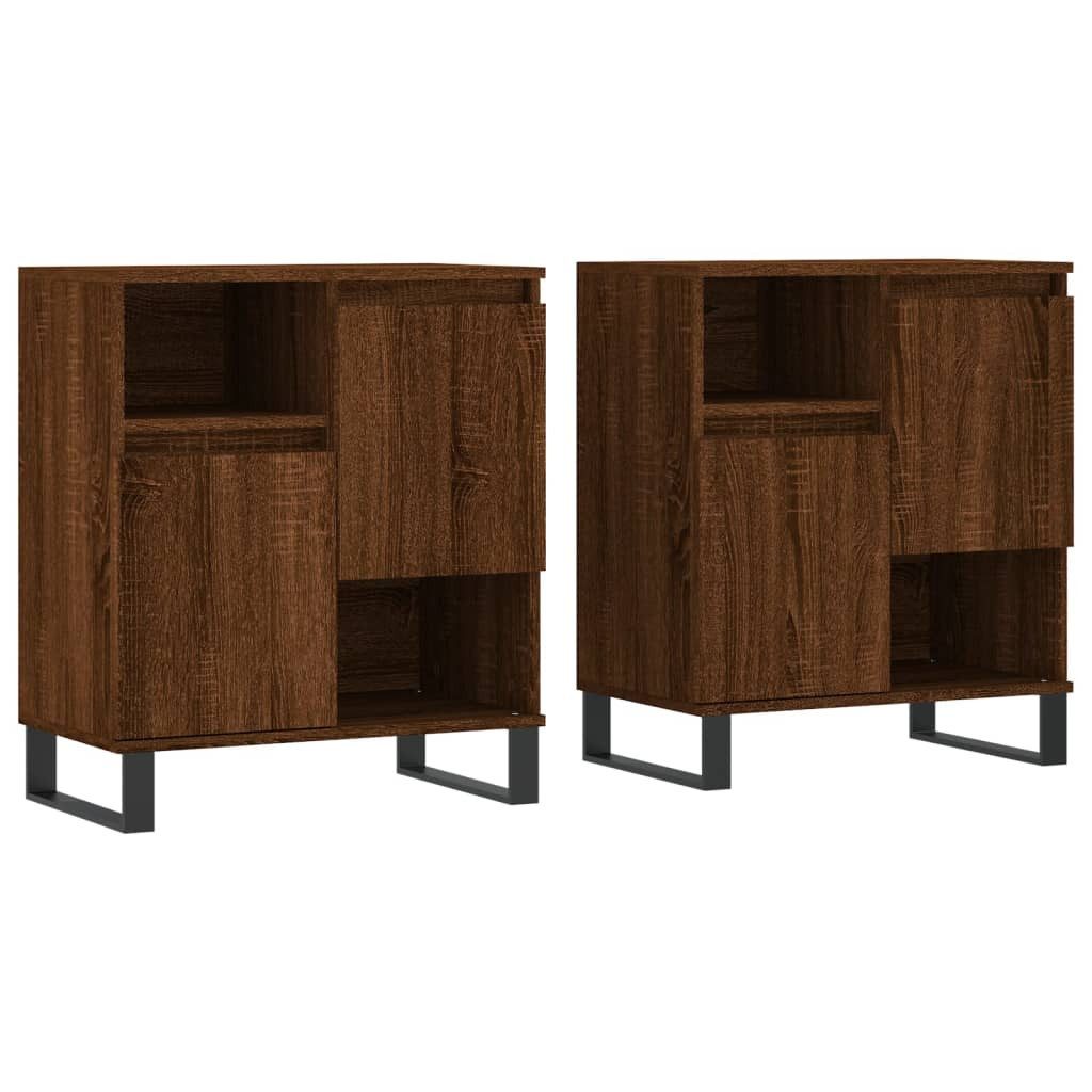 vidaXL Sideboard Sideboards 2 Stk. Braun günstig online kaufen