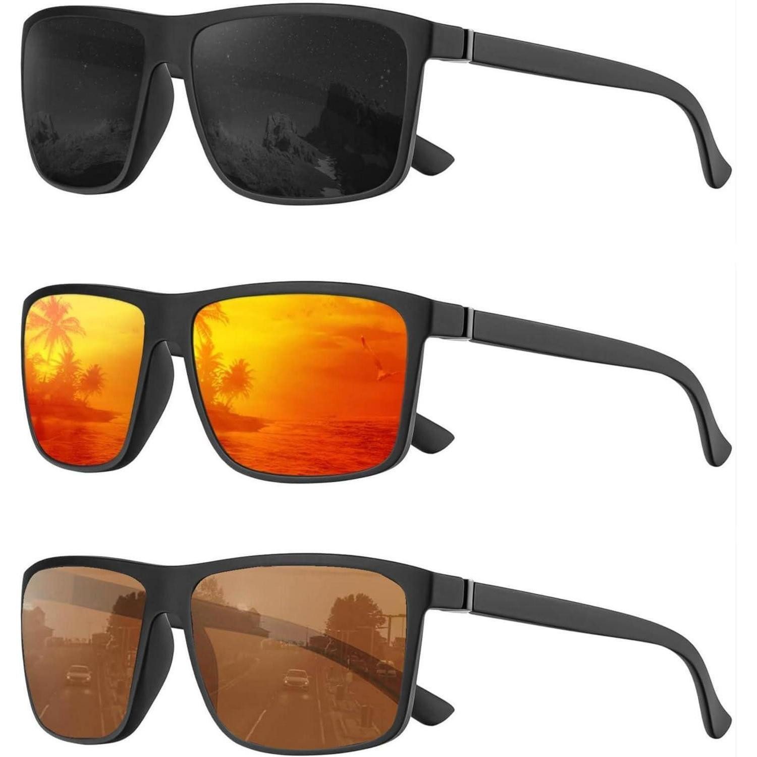 LuxusKollektion Sonnenbrille Polarisierte Sonnenbrille Herren/Damen Vintage Brillengestell (1-St)