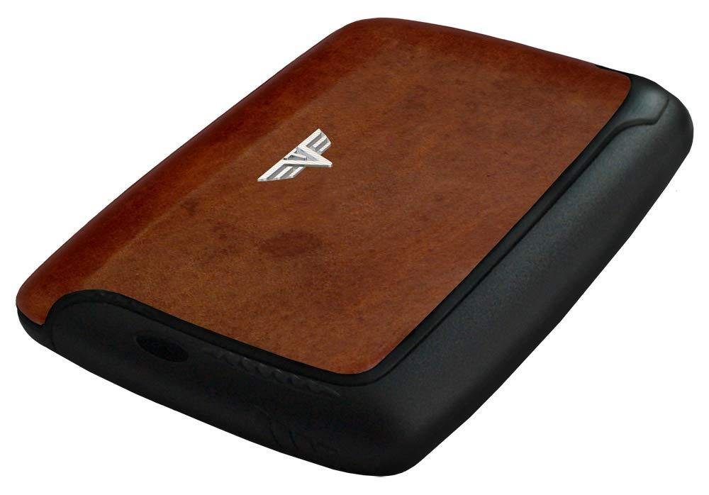 TRU VIRTU Kartenetui Tru Virtu Kartenetui, Kartenschutzhülle, echtes Leder, mit RFID Blocker, 8 x Kreditkarten