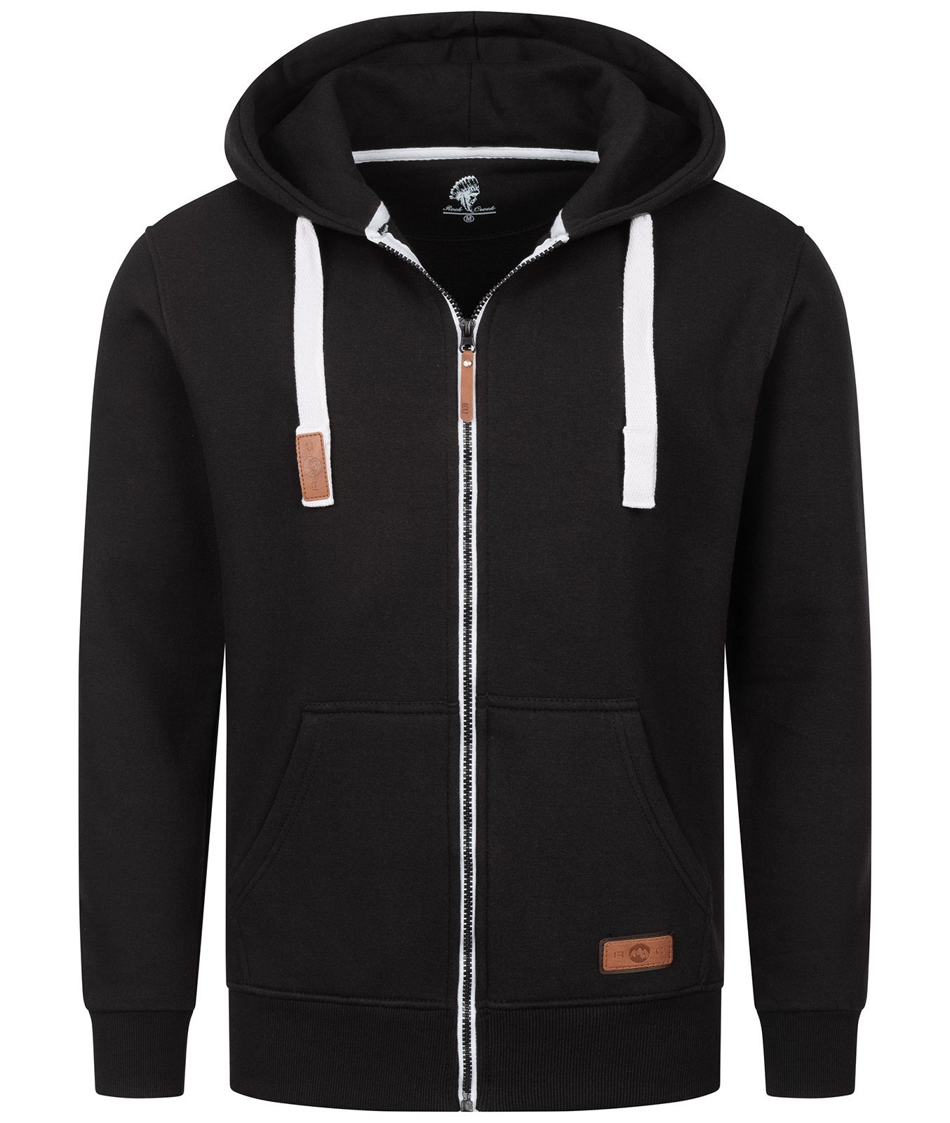 Rock Creek Hoodie Herren Kapuzenpullover Hoodie H-341 Schwarz