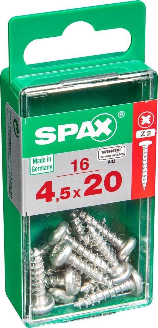 mm Universalschrauben 16 20 TX x Holzbauschraube - SPAX 20 4.5 Spax