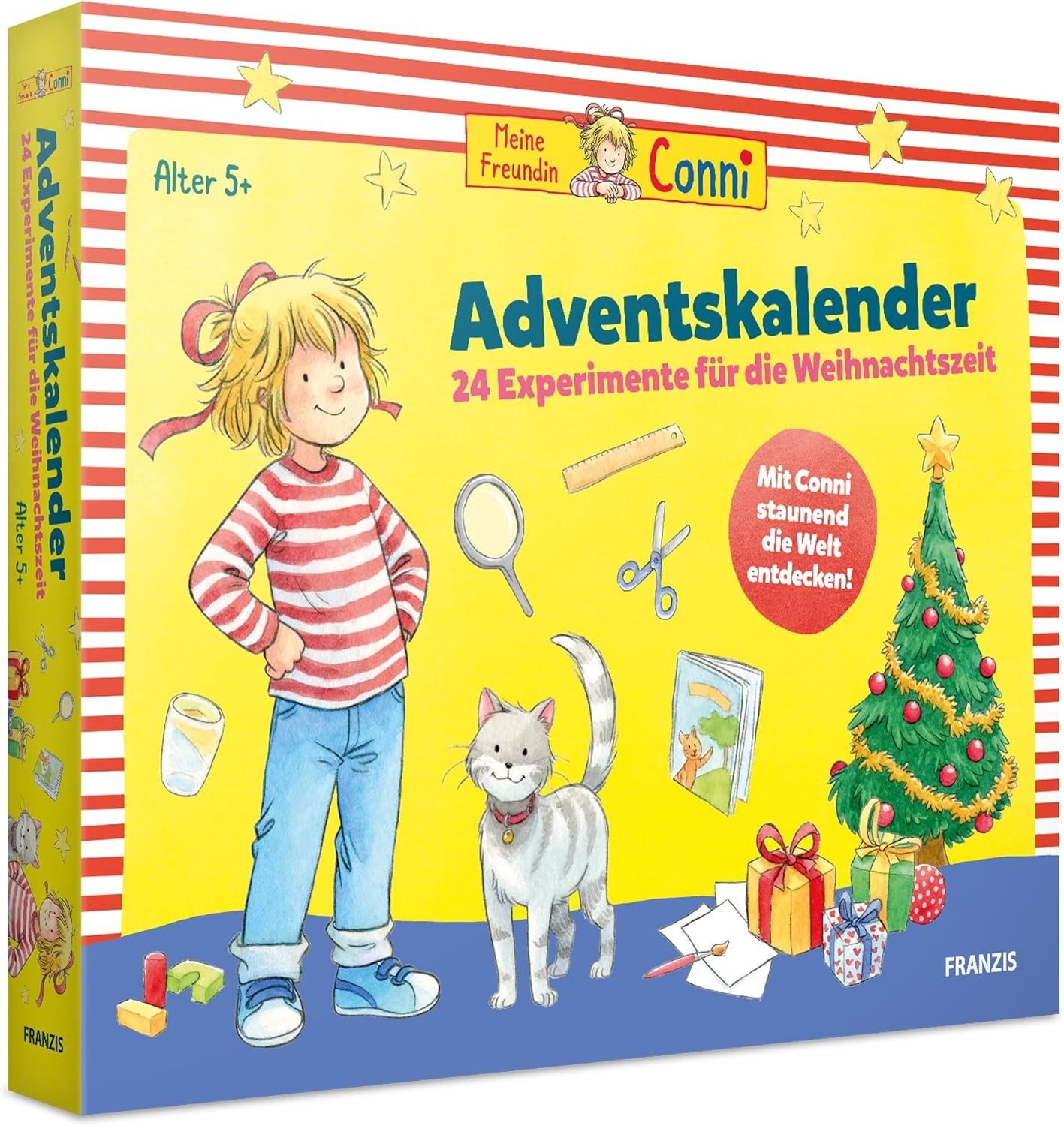 Invento Adventskalender Franzis 67207 - Meine Freundin Conni Adventskalender, 24 Experiment...