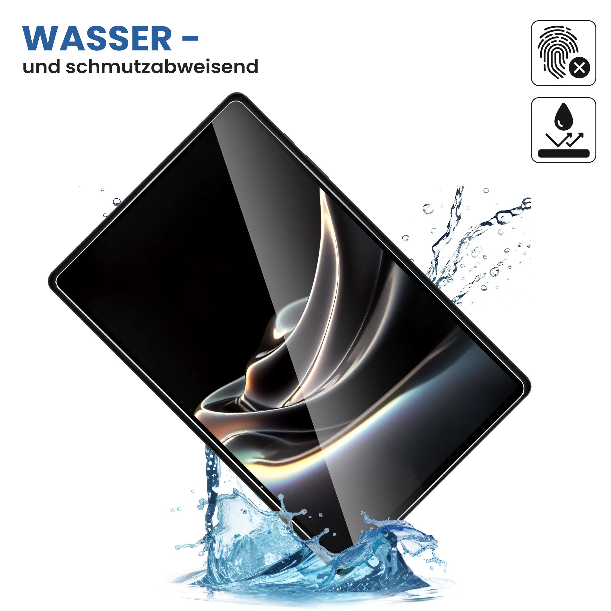 Tec-Expert Displayschutzglas 2x 9H Displayglas für Samsung Galaxy Tab A11+ 11.0 2025 für Samsung Galaxy Tab A11+ 11.0 2025, 2 Stück, Displayschutz, Schutzglas,  – Bild 5 von 5
