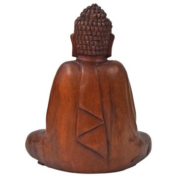 SIMANDRA Skulptur Om Buddha Amitabha 20 cm sitzend Lotus Meditation, Suar-Holz