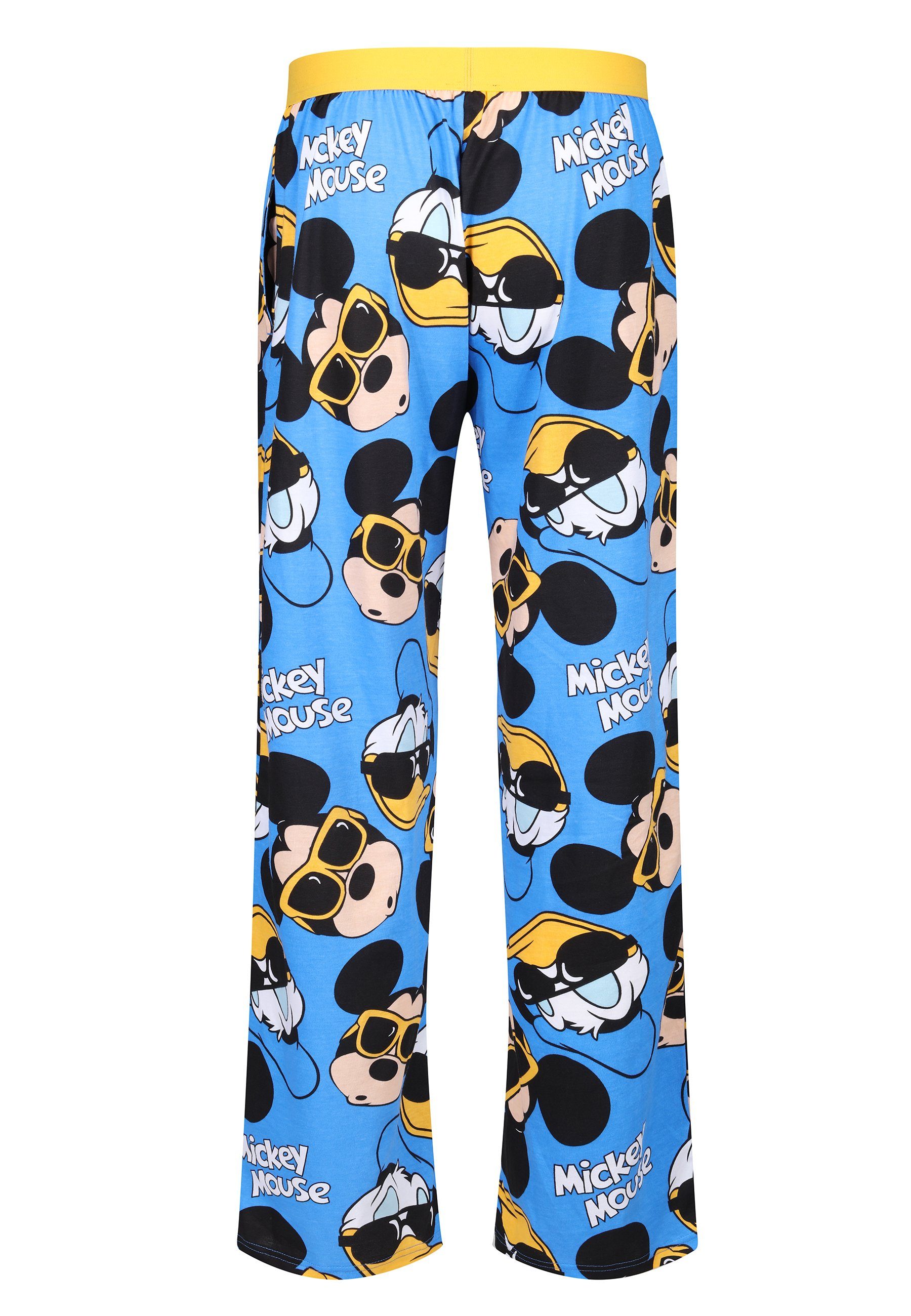 Loungepants - Loungepant Recovered Mickey Donald Sunglasses and Disney Blue