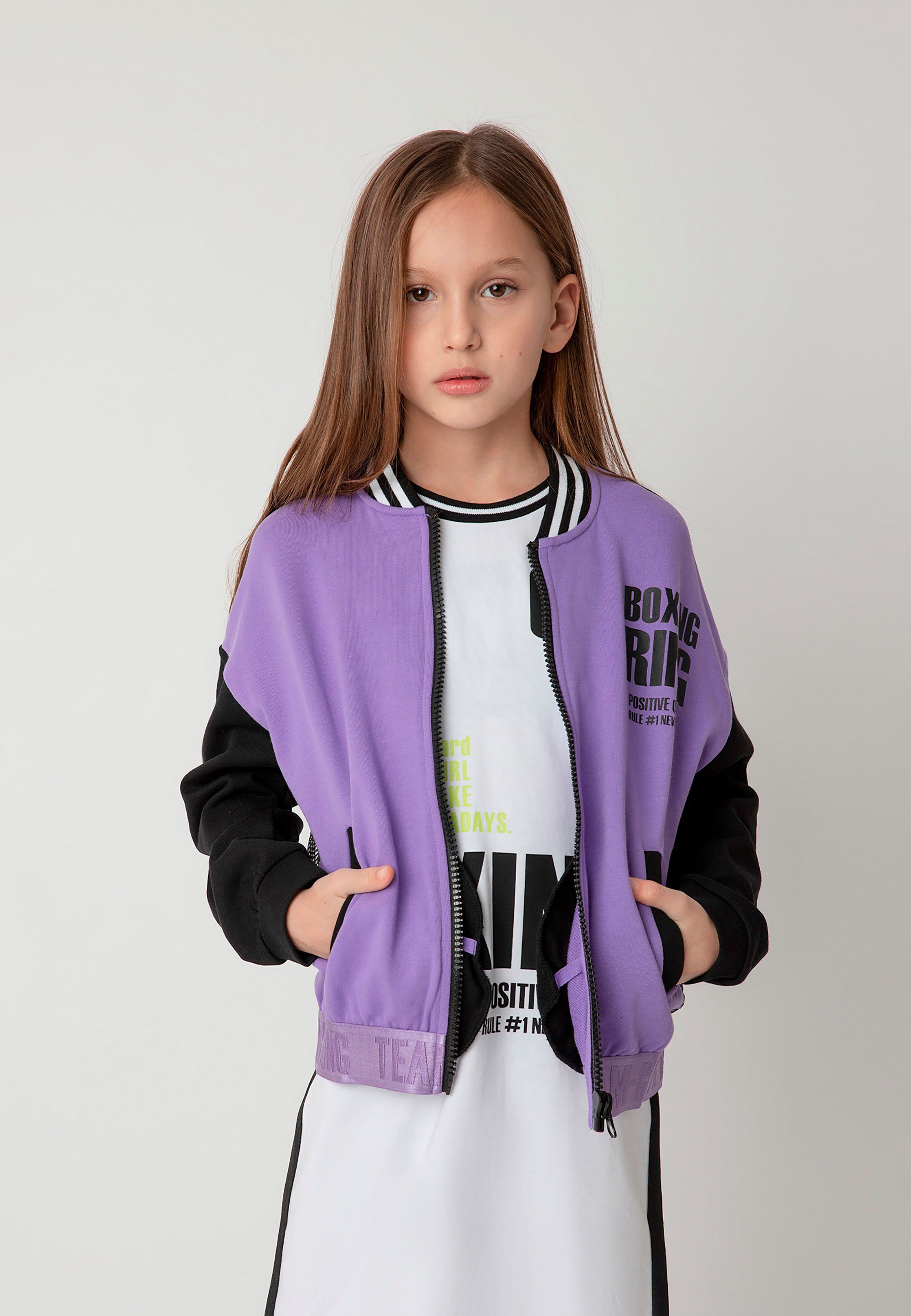 Gulliver Sweatjacke mit modischem 3D-Netz