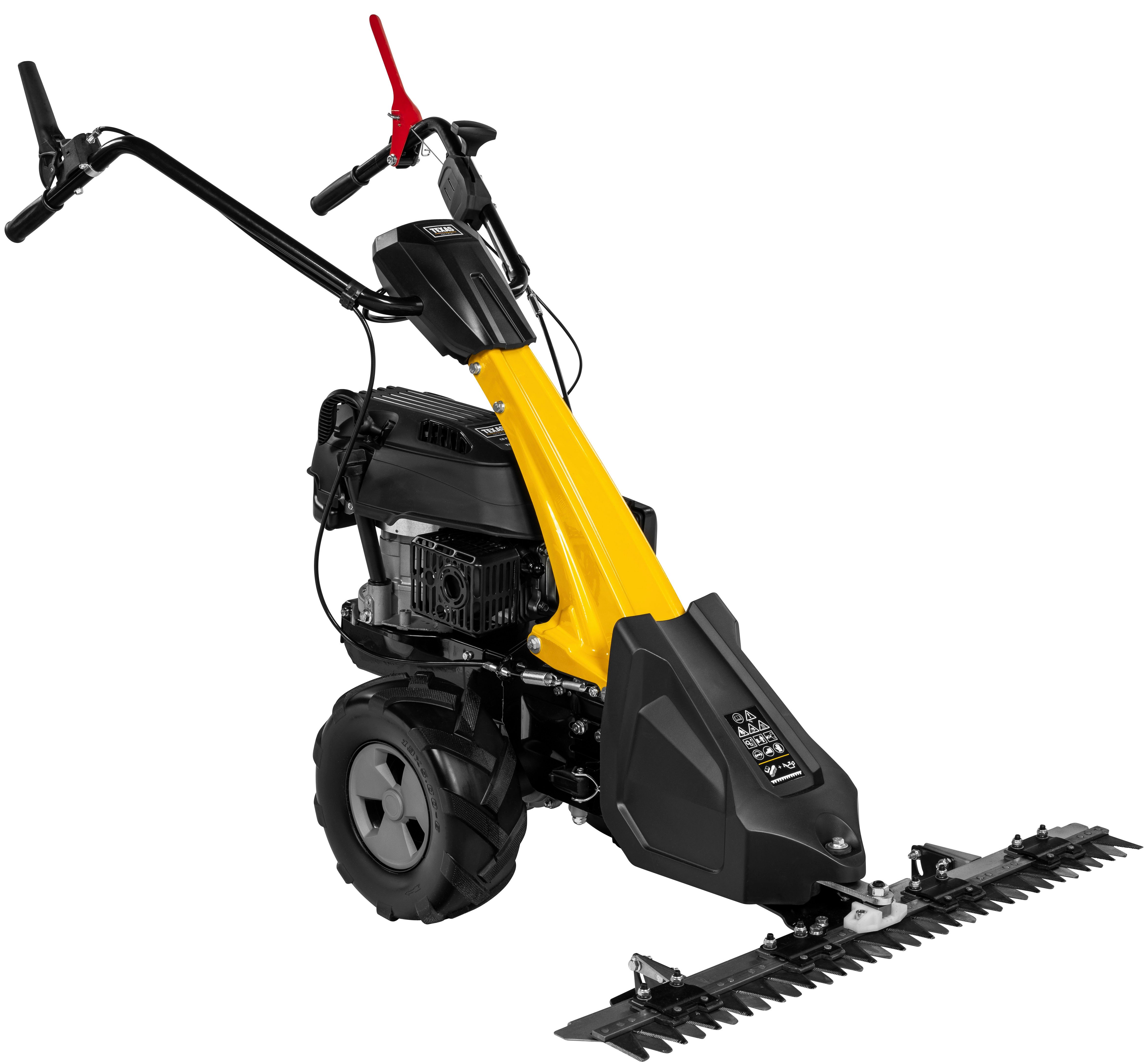 Texas Balkenmäher CB8750, 87 cm Arbeitsbreite, Schnittbreite: 87 cm, ideal für hohe Wiesen und Wildgräser