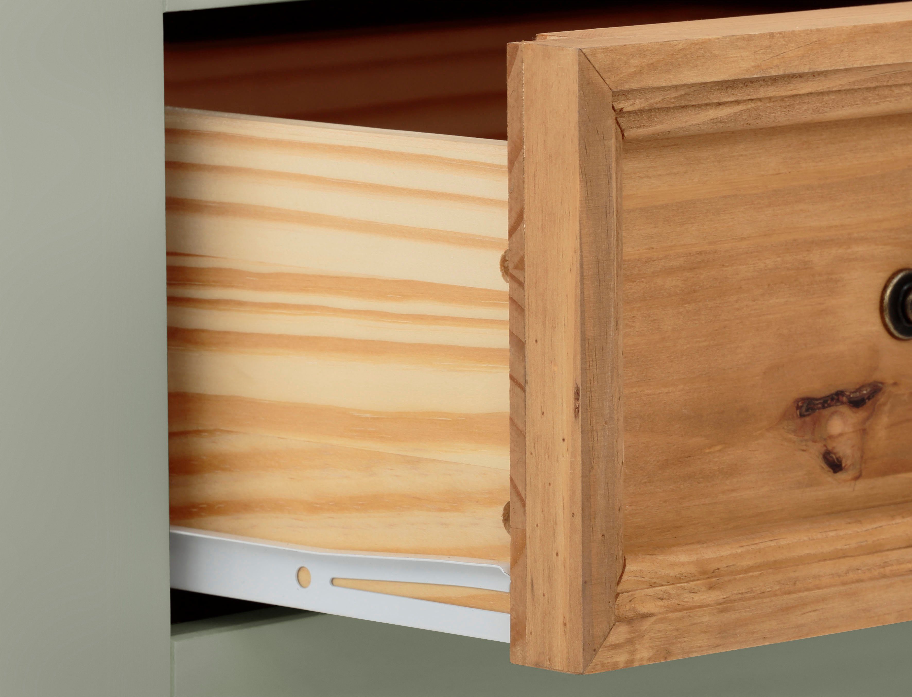 OTTO home Sideboard Selma, Kommode aus massivem Kiefernholz, Breite 145 cm