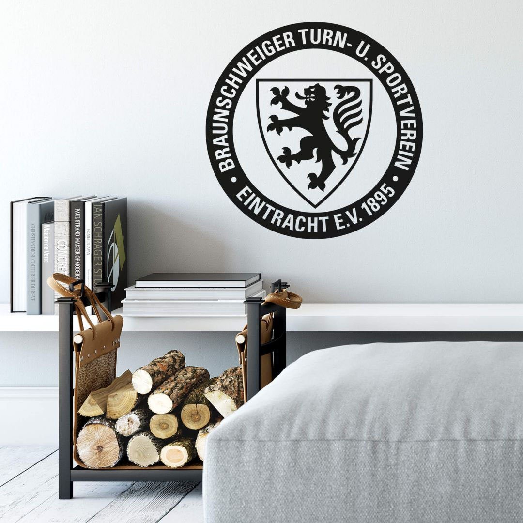 (1 Eintracht Wall-Art Logo Wandtattoo Braunschweig St)