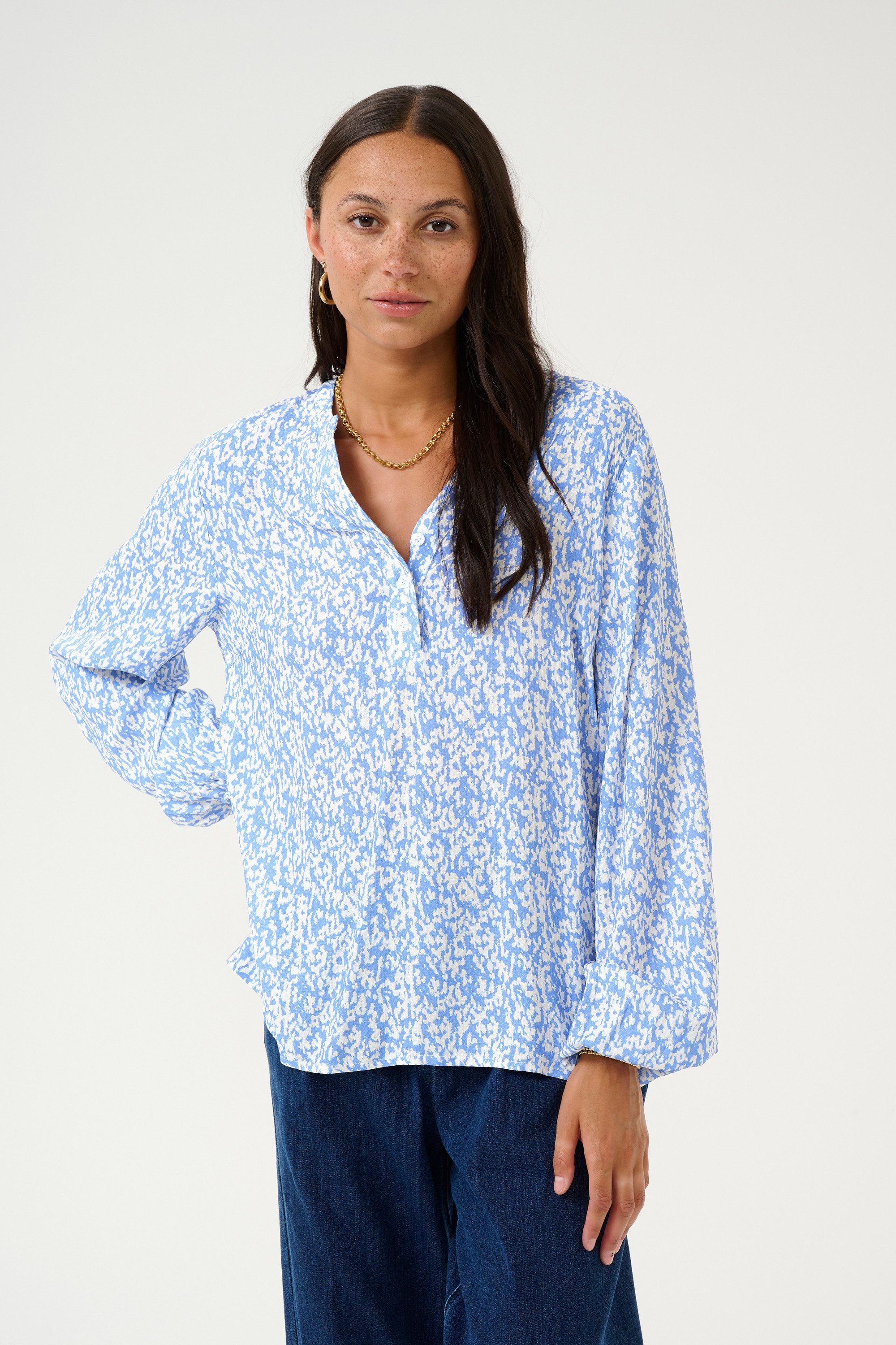 Langarmbluse Bluse langarm KAmathilde