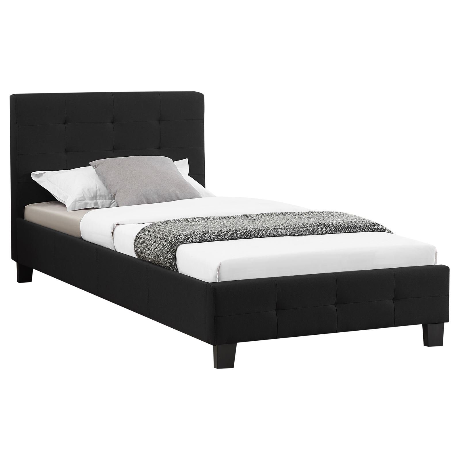 CARO-Möbel Polsterbett OHIO, Einzelbett 90x200 cm günstig online kaufen