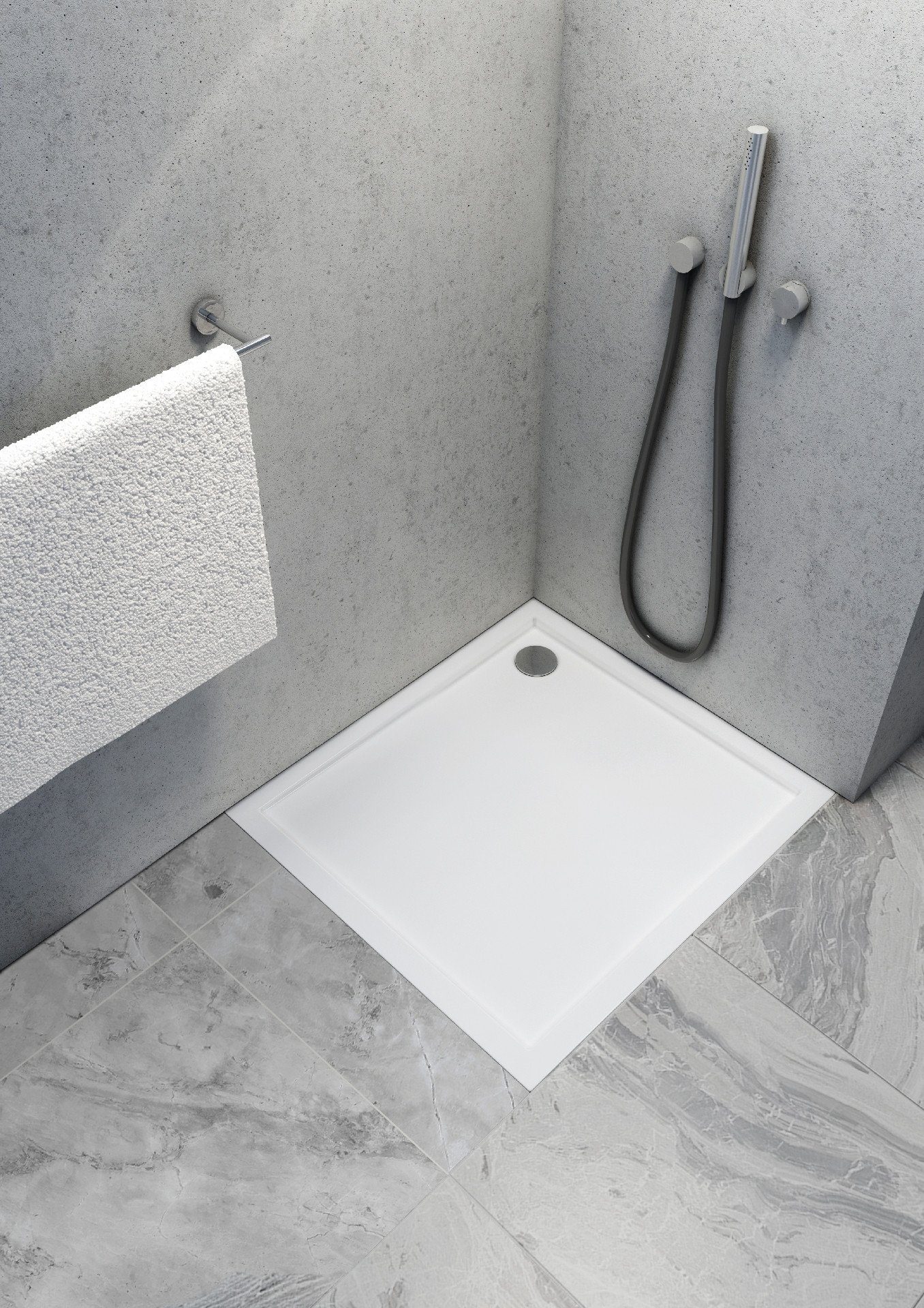 KOLMAN Duschwanne Caspar New Duschtasse, Quadratisch, günstig online kaufen