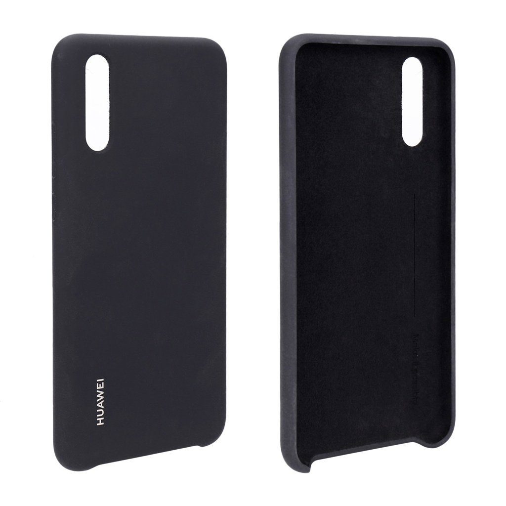 Huawei Handyhülle Silikon Cover Case für P20 Pro schwarz