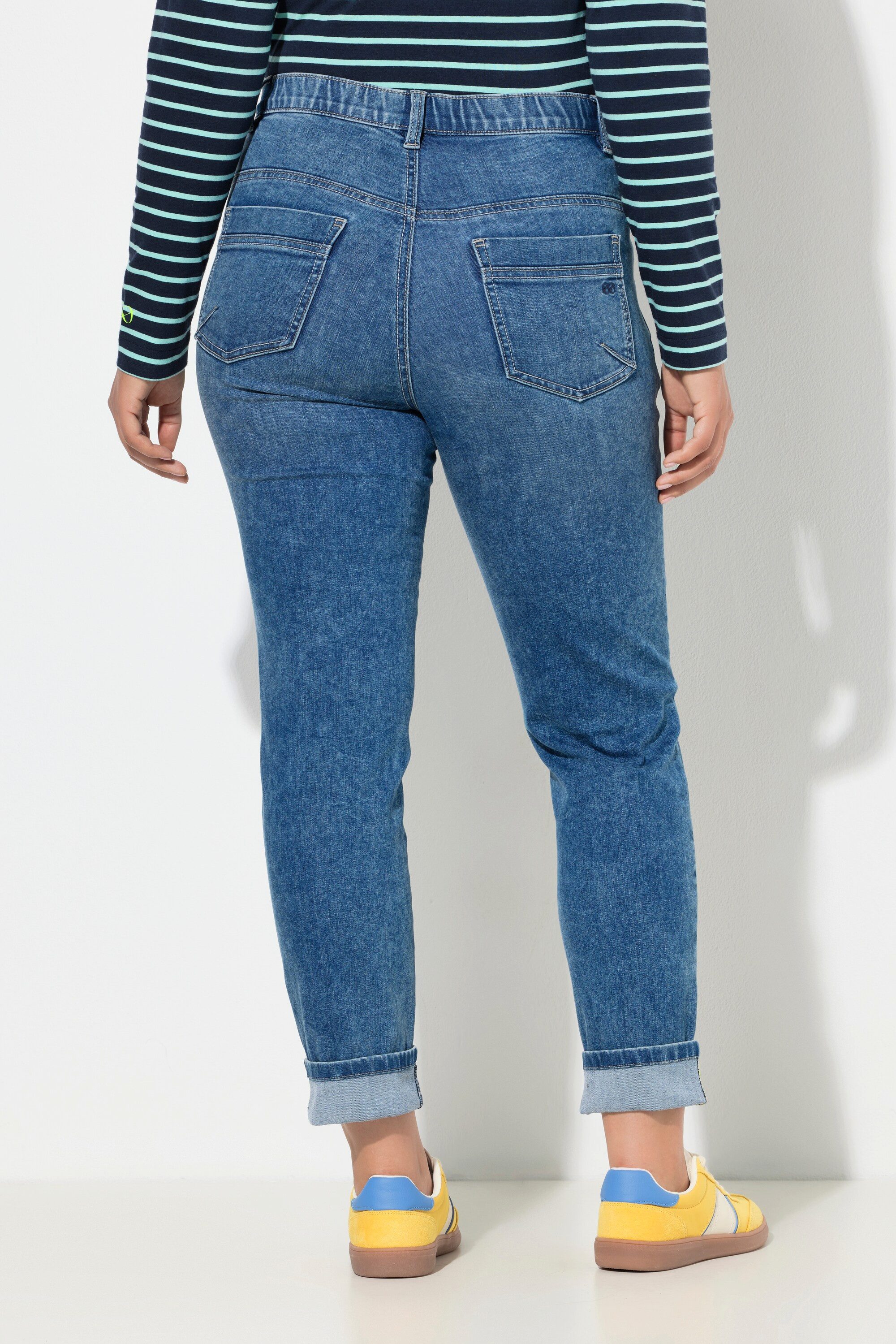 Laurasøn Röhrenjeans High Waist Jeans Slim – Bild 3 von 4