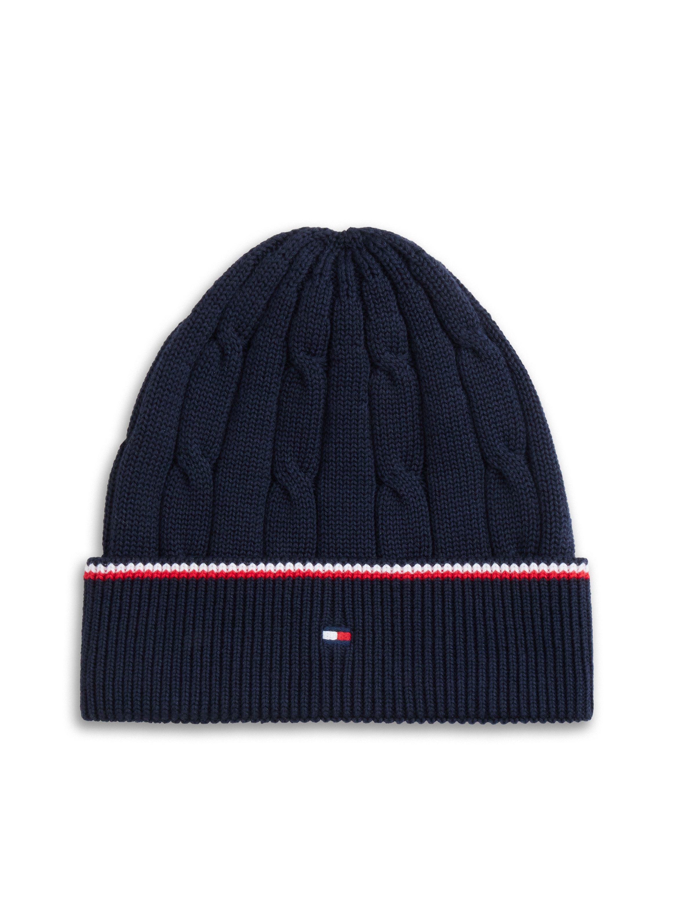 Tommy Hilfiger Beanie ESSENTIAL BEANIE AND SCARF SET Mütze mit Schal