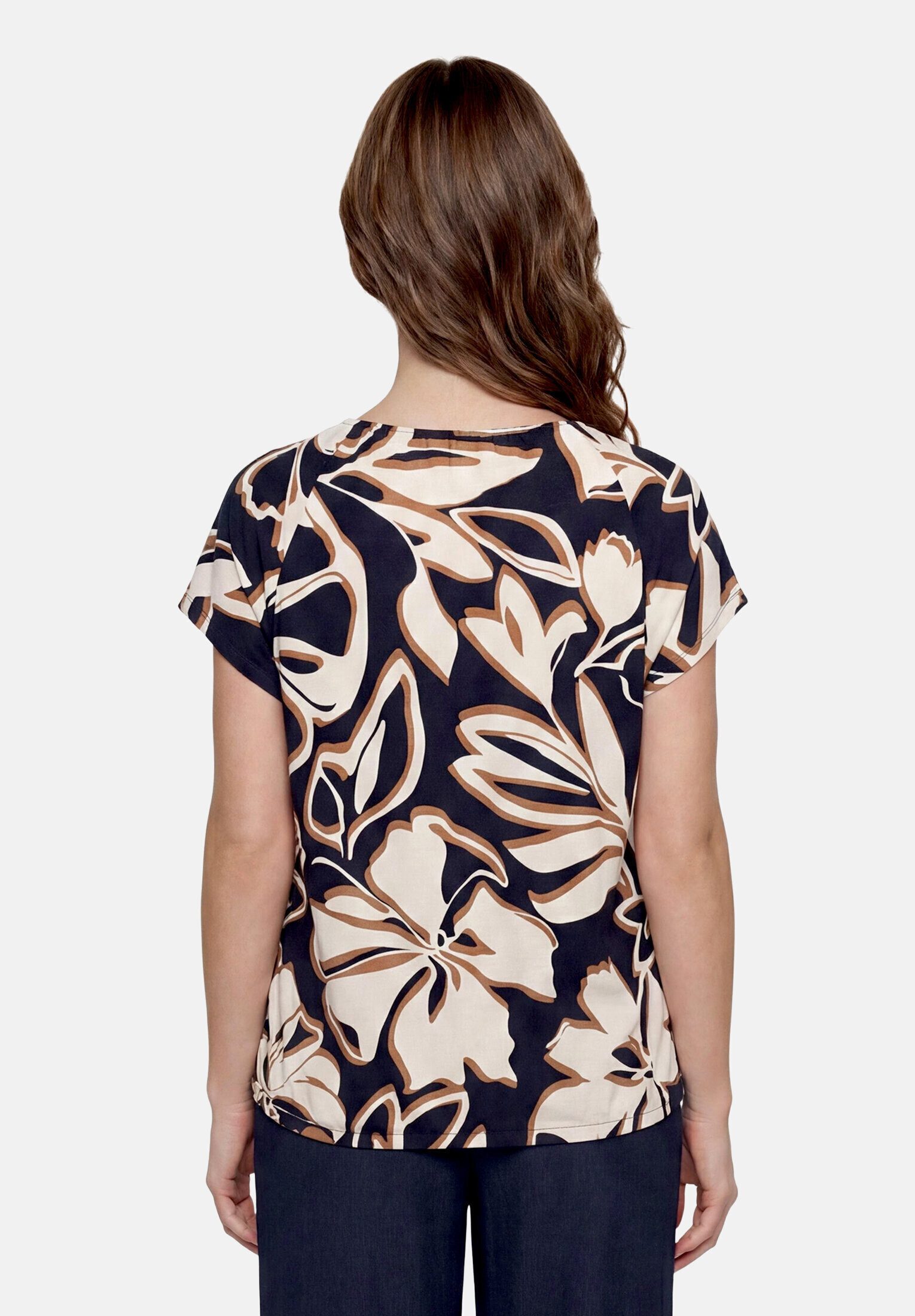 Betty Barclay Kurzarmshirt Damen mit Gummizug (1-tlg)