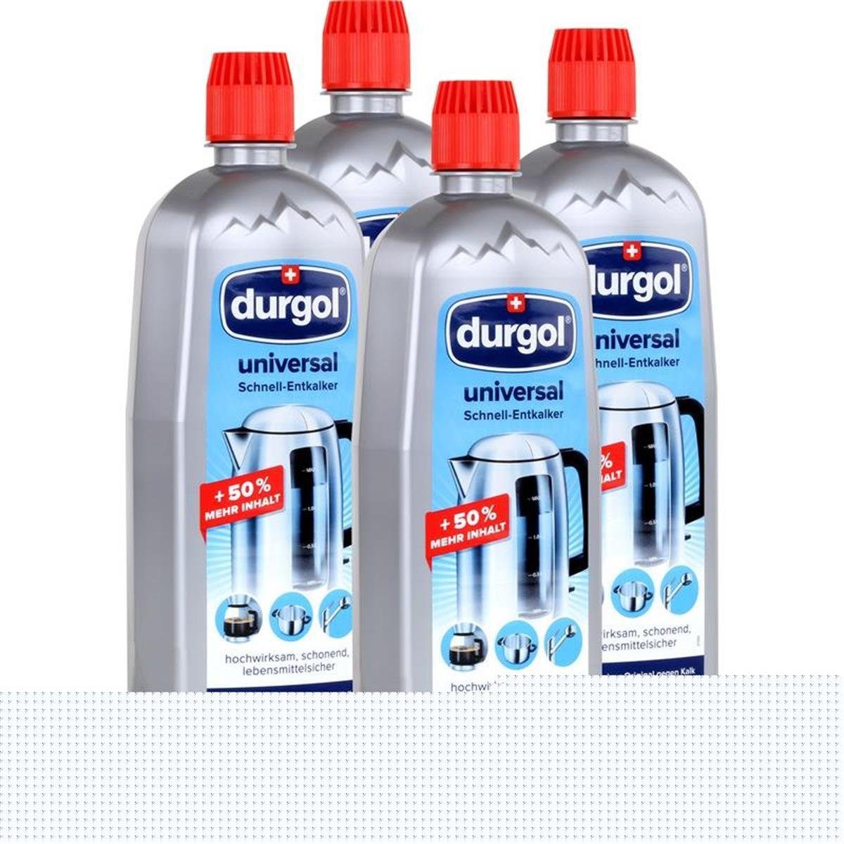 - Durgol hochwirksam Durgol 750ml (4er Universal Entkalker Schnell-Entkalker schonend,