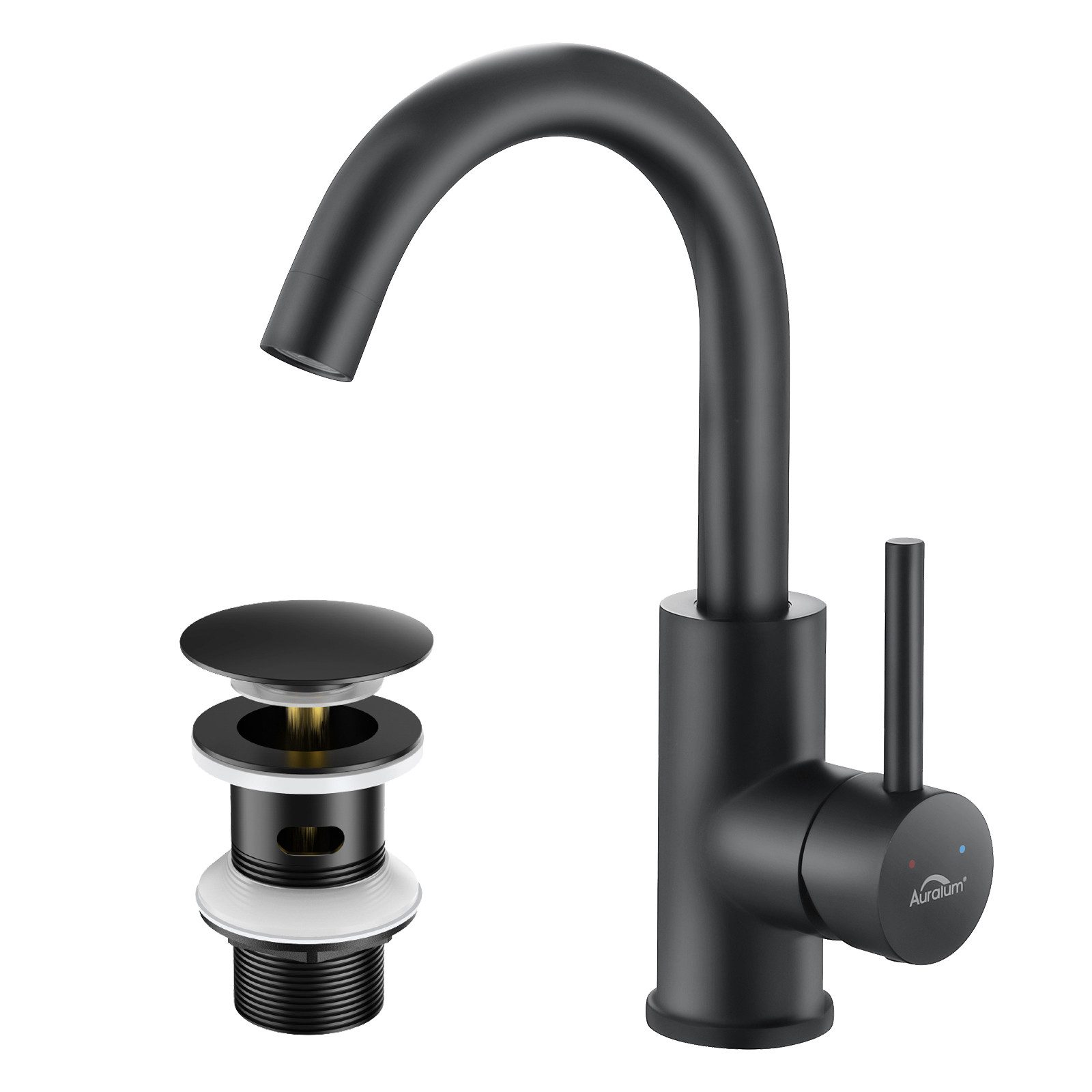 Auralum Max Waschtischarmatur 360° Drehbar Bad günstig online kaufen