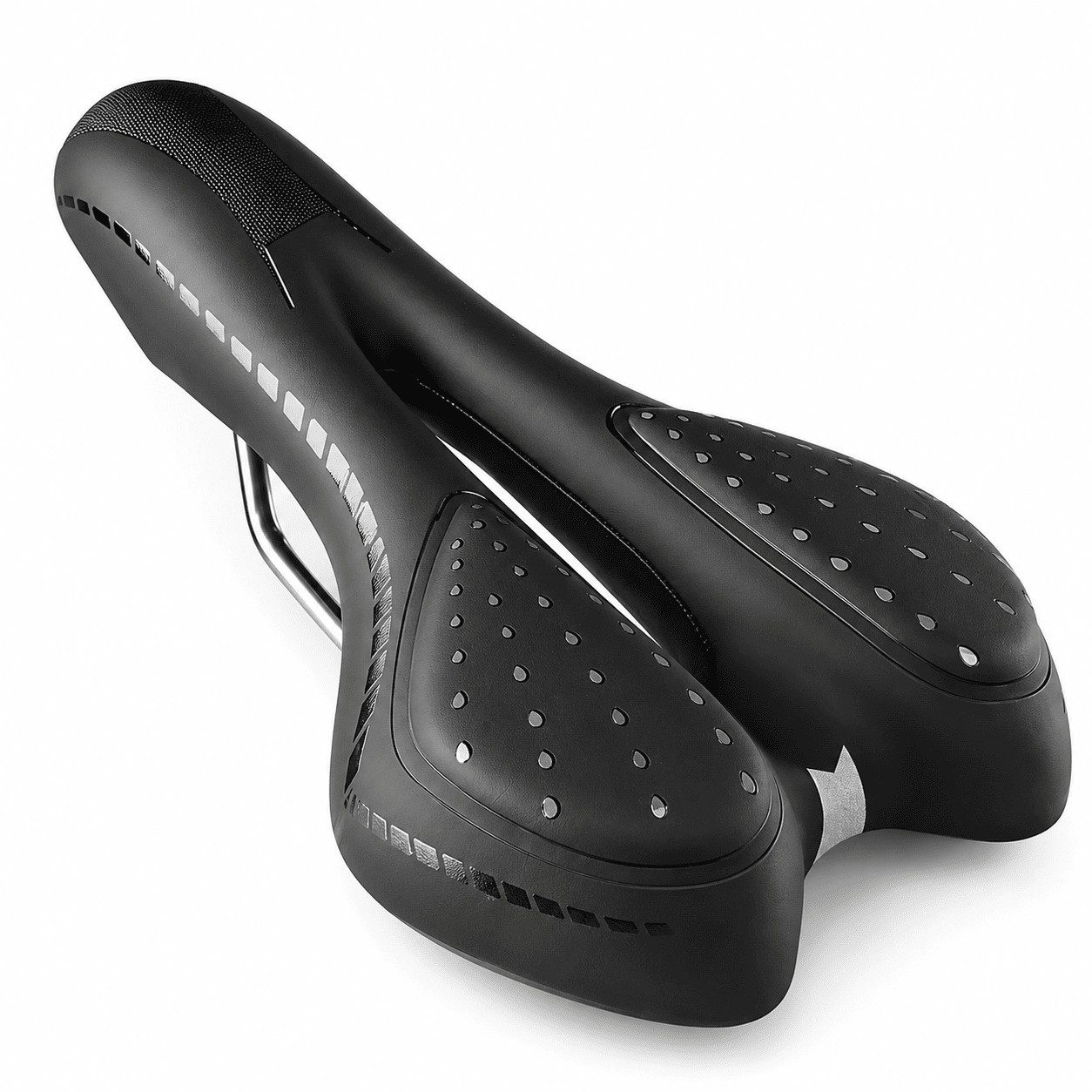 MidGard Fahrradsattel Unisex Fahrrad Sattel, ergonomische Fahrradsitz, wasserabweisend, spezielle Gel-Technologie für individuelle Körperformanpassung