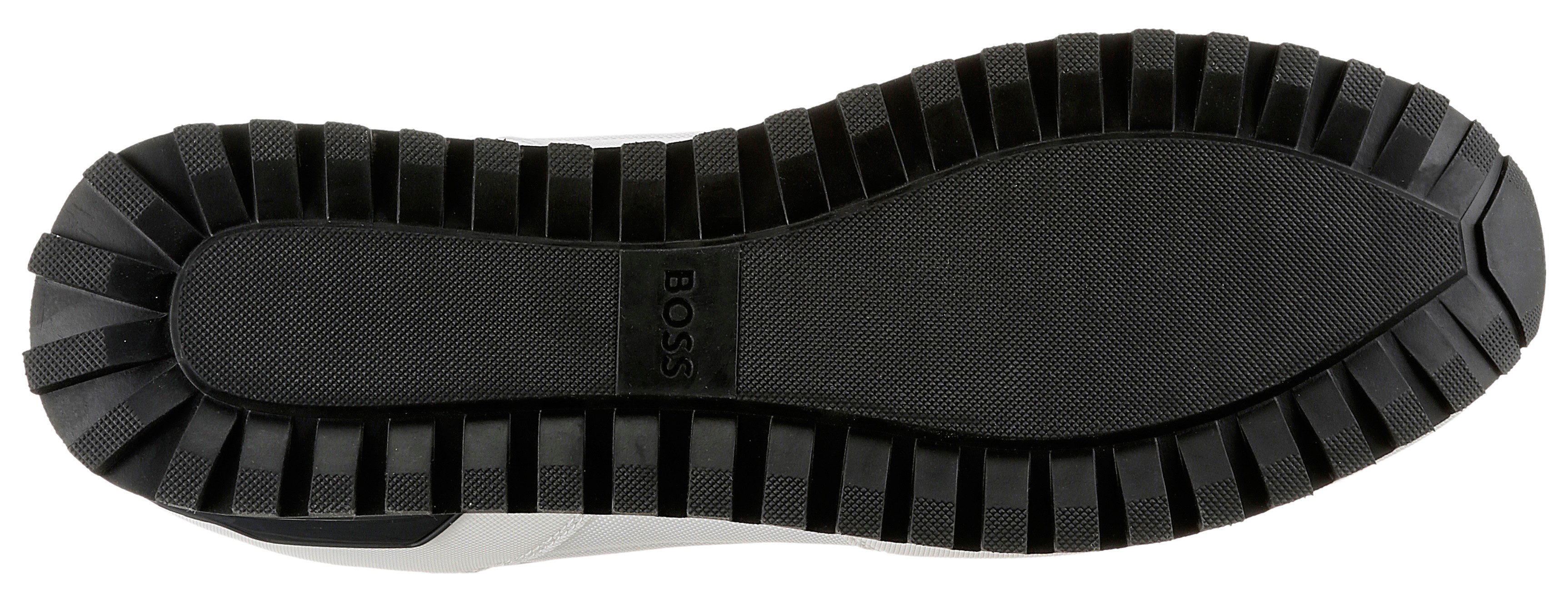 BOSS Parkour-L_Runn Sneaker Freizeitschuh, Schnürschuh, Halbschuh mit Kontrastdetails an der Ferse