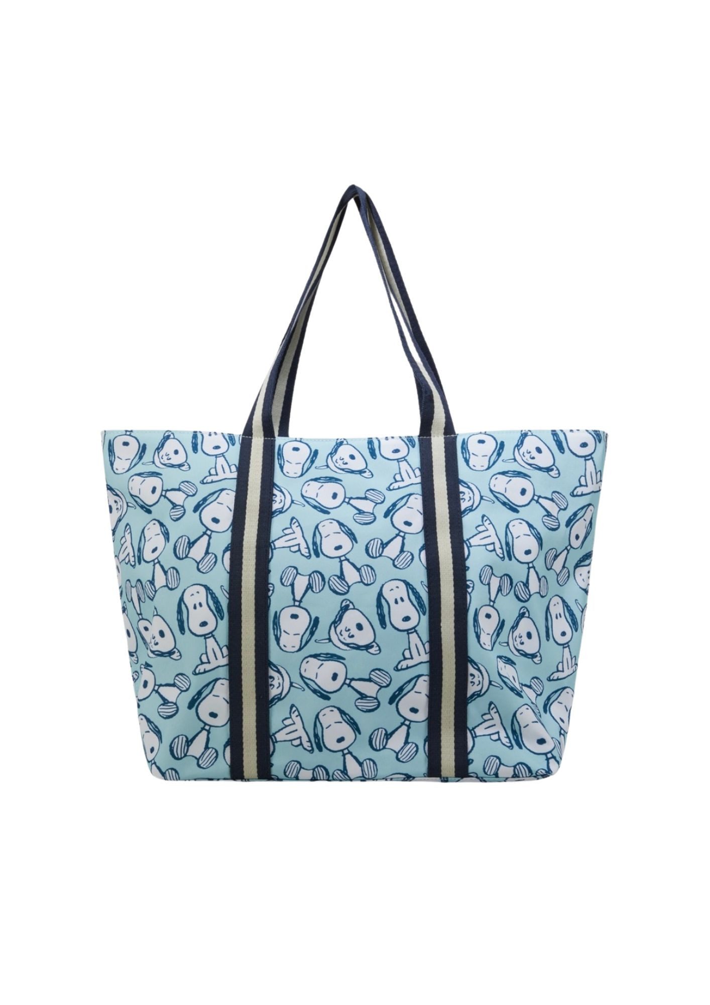 Codello Shopper Codello Peanuts Shopper mit Snoopy Print in blau oder pink, 2 Innentaschen