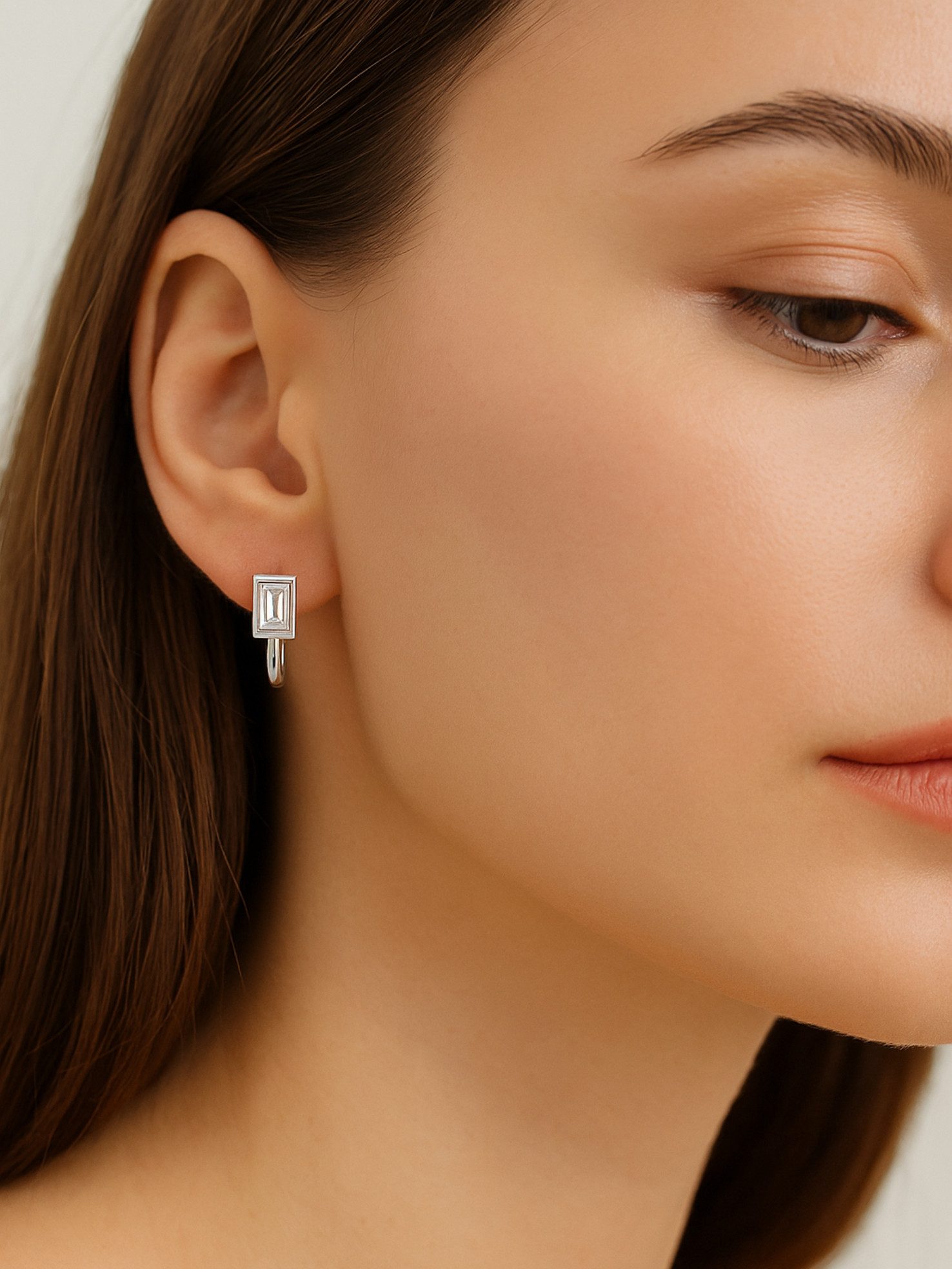 S&T Design Paar Ohrstecker Ohrringe 925 Silber Weißgold mit VVS1 Moissanite günstig online kaufen