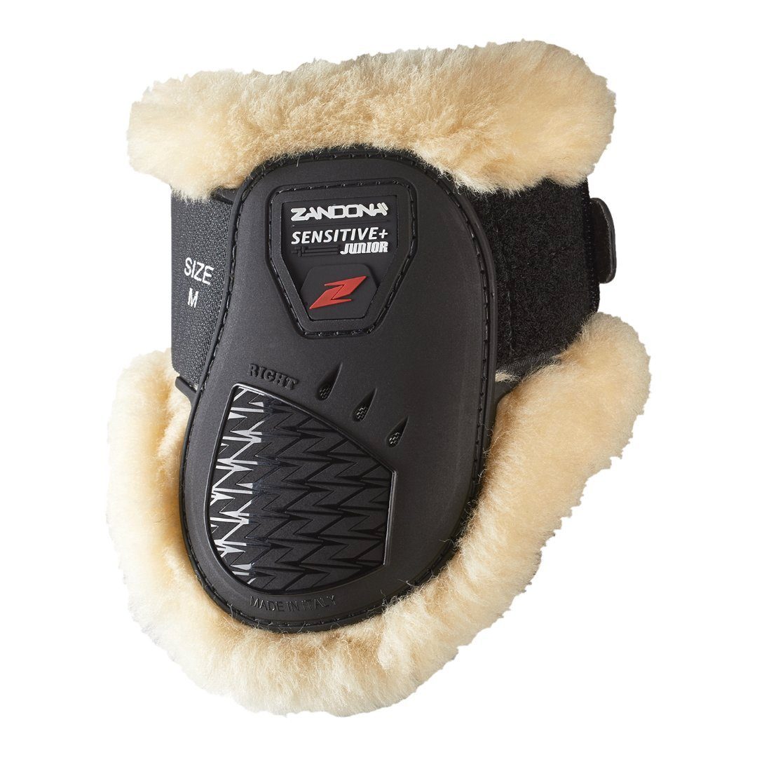 Zandona Streichkappen Streichkappen Carbon Air Fetlock Schwarz Sensitive+ Junior Fur