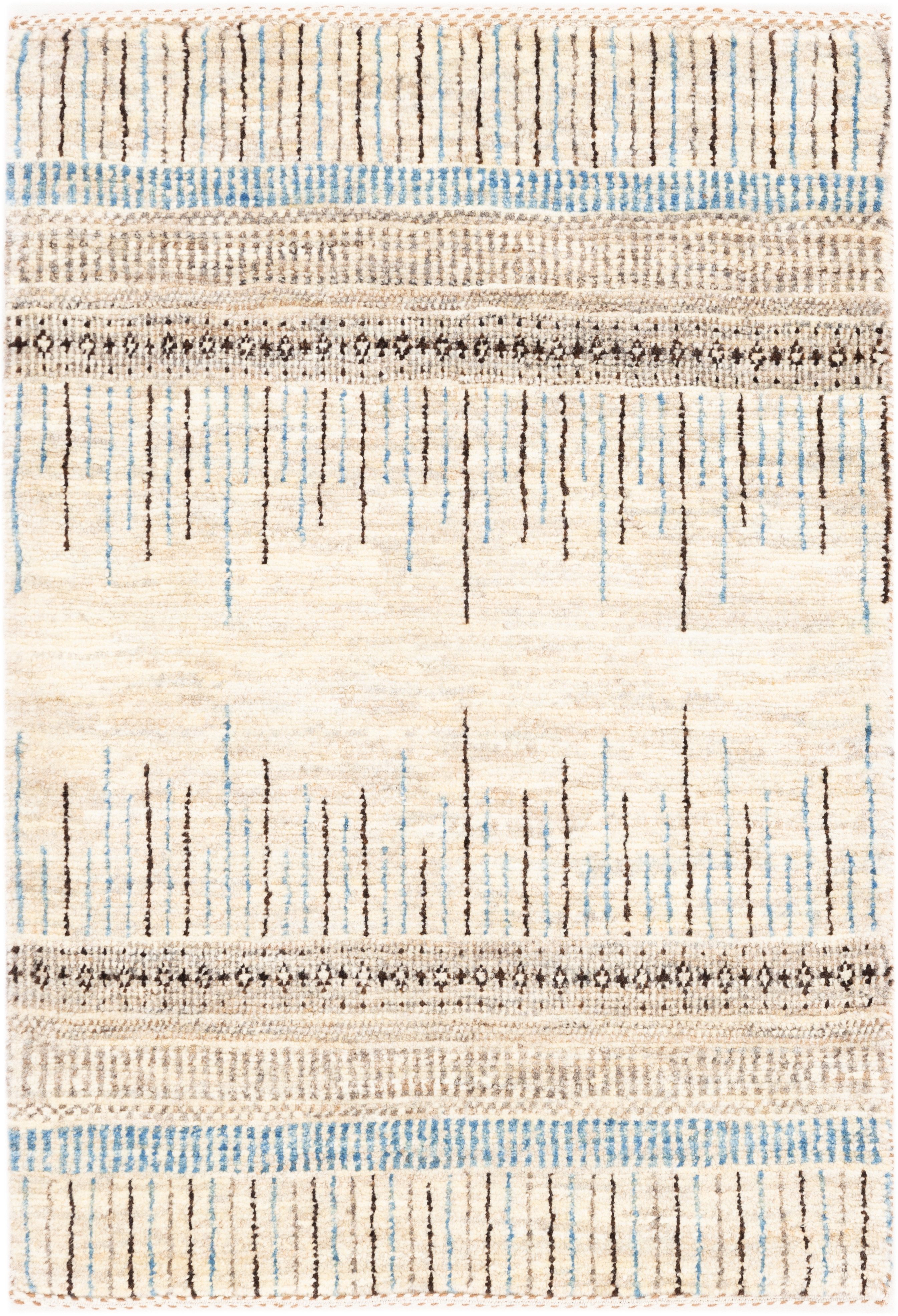 CABBEL Wollteppich Handgeknüpfter Perser Lori Wollteppich Dunkel Blau Allover 61x87 cm, Rechteckig, Höhe: 20 mm, Handgeknüpftes Unikat aus 100% Wolle – langlebig und natürlich