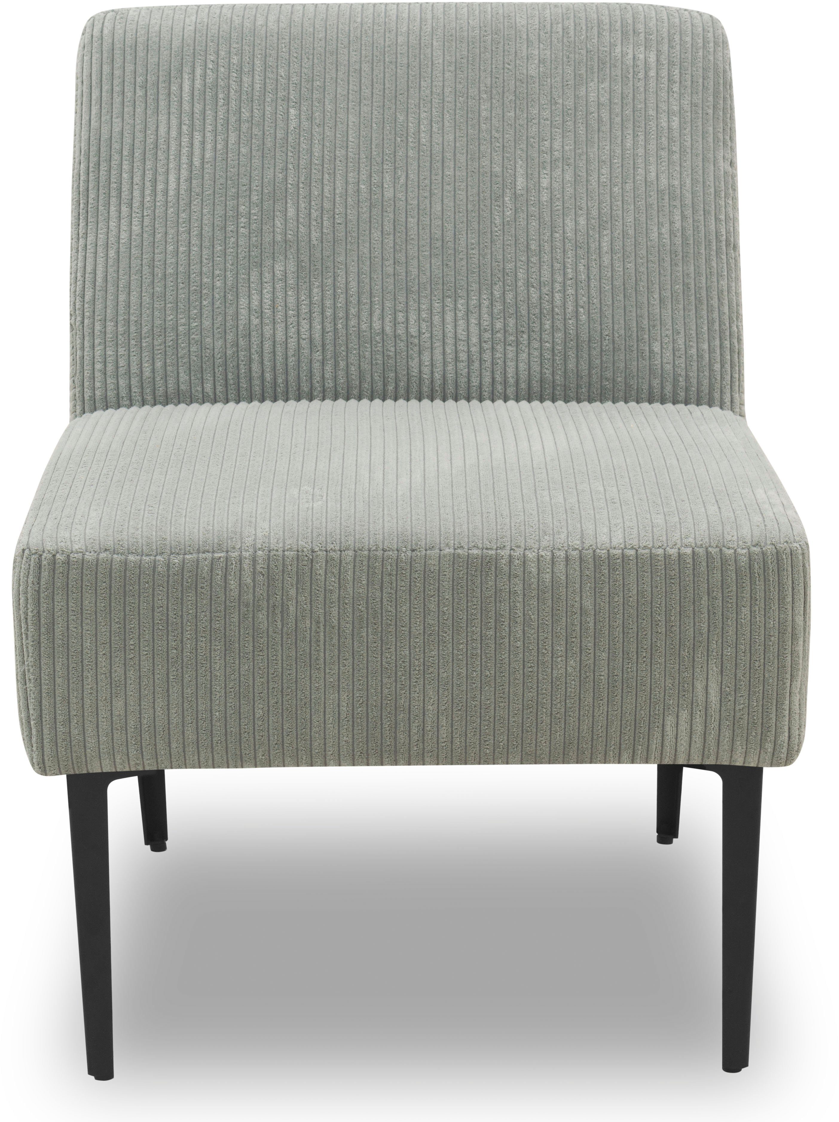 DOMO collection Sessel 700010, für individuelle Zusammenstellung eines persönlichen Sofas hellgrau