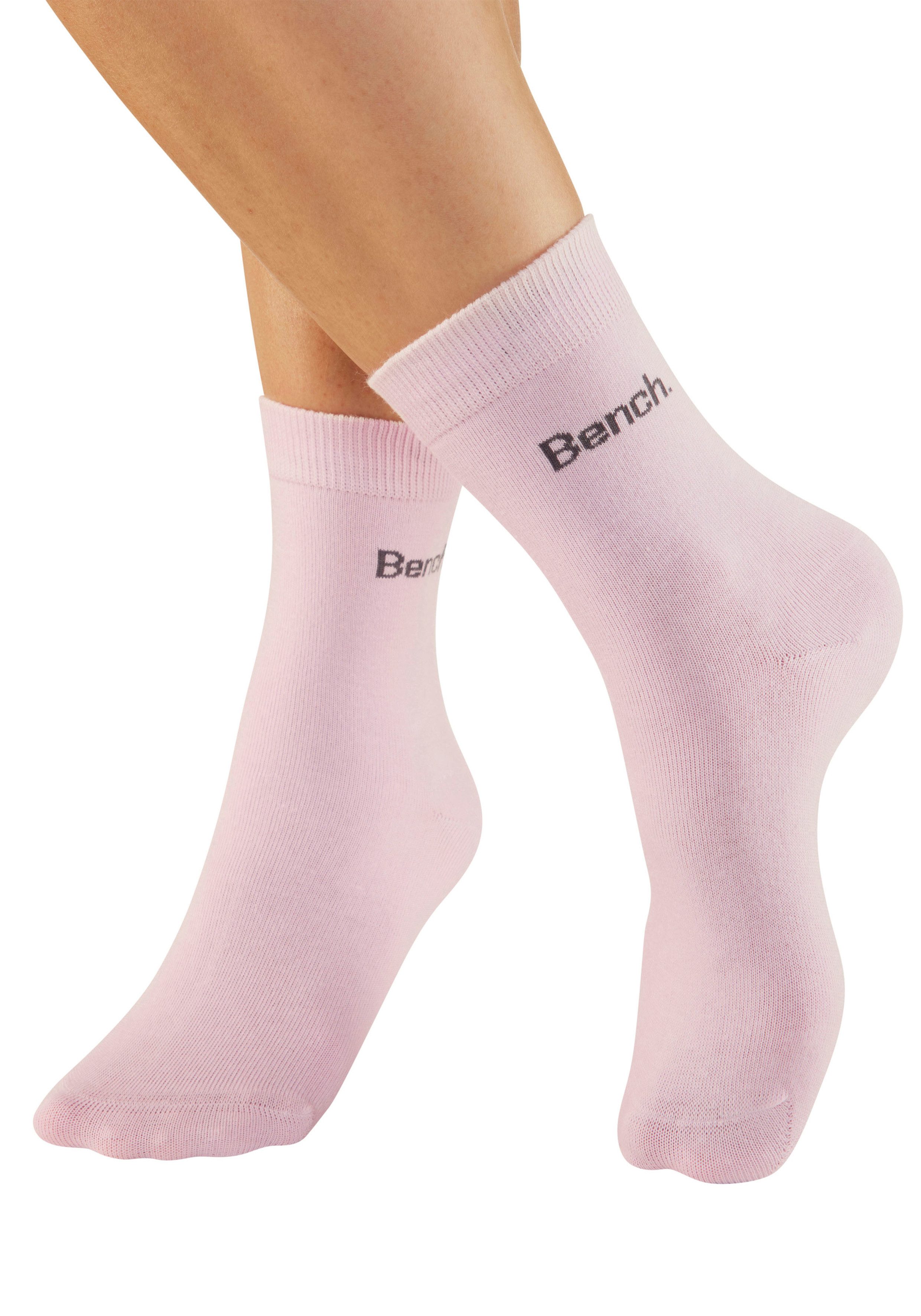 Bench. Basicsocken Logosocken (Packung, 8-Paar) klassisch mit Baumwolle