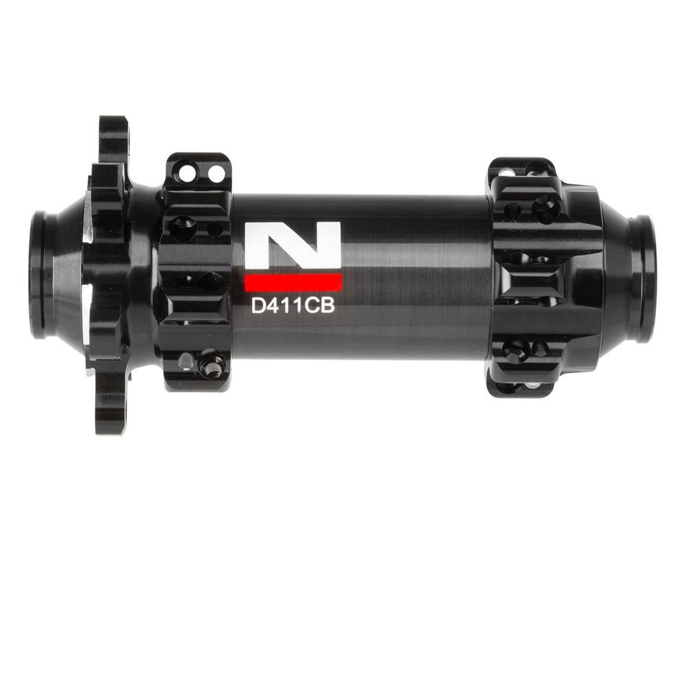 NOVATEC Laufrad Novatec D411CB Carbon Vorderradnabe 28-Loch Disc Straight Pull - 84g U