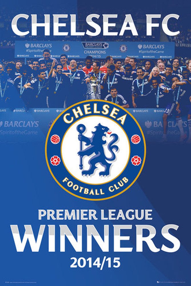 Poster Fußball - Poster - Chelsea - Premier League Winners 14/15