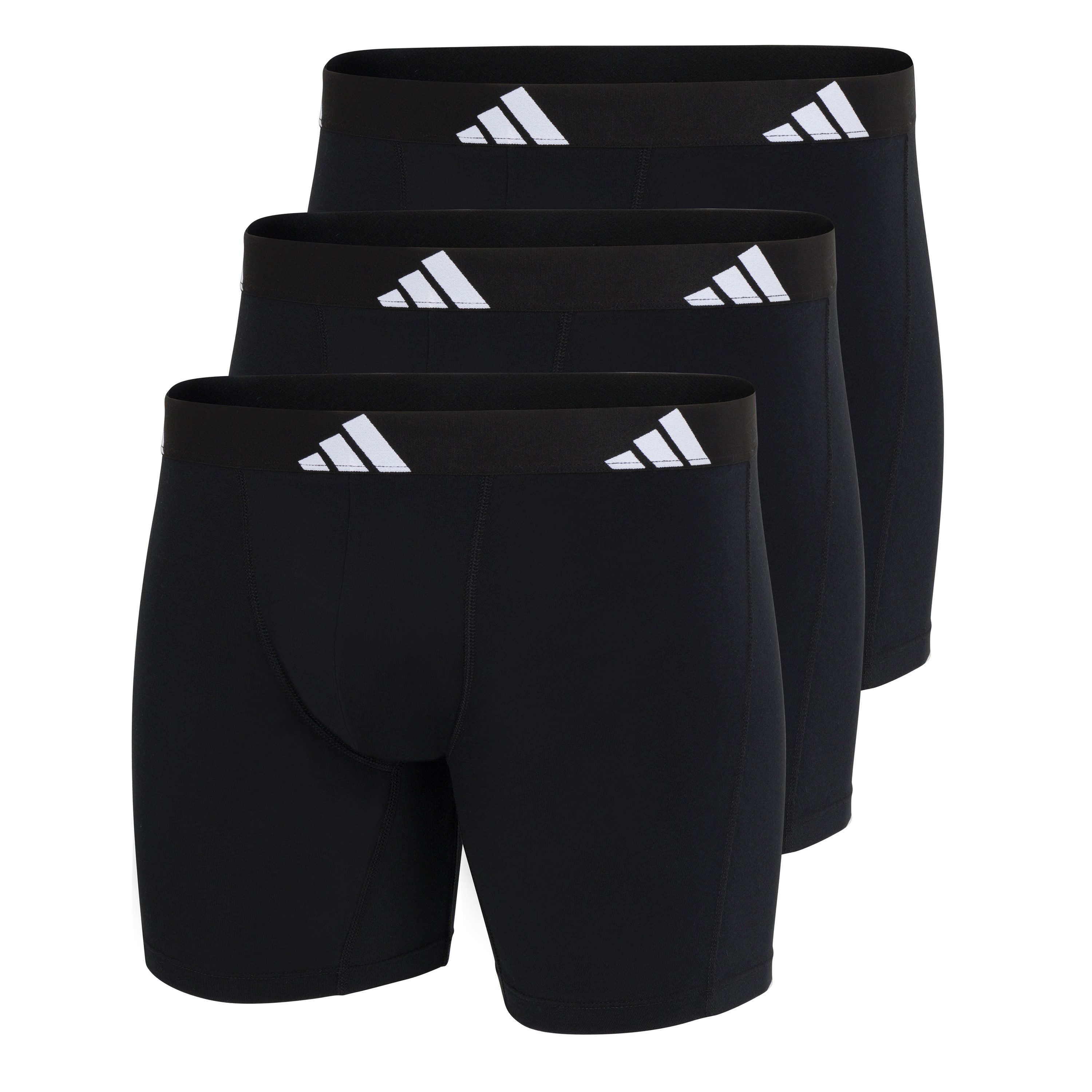 adidas Sportswear Boxer Active Flex Cotton (3er Pack) elastisch, Logo-Bund, sportlicher Look, ohne Eingriff
