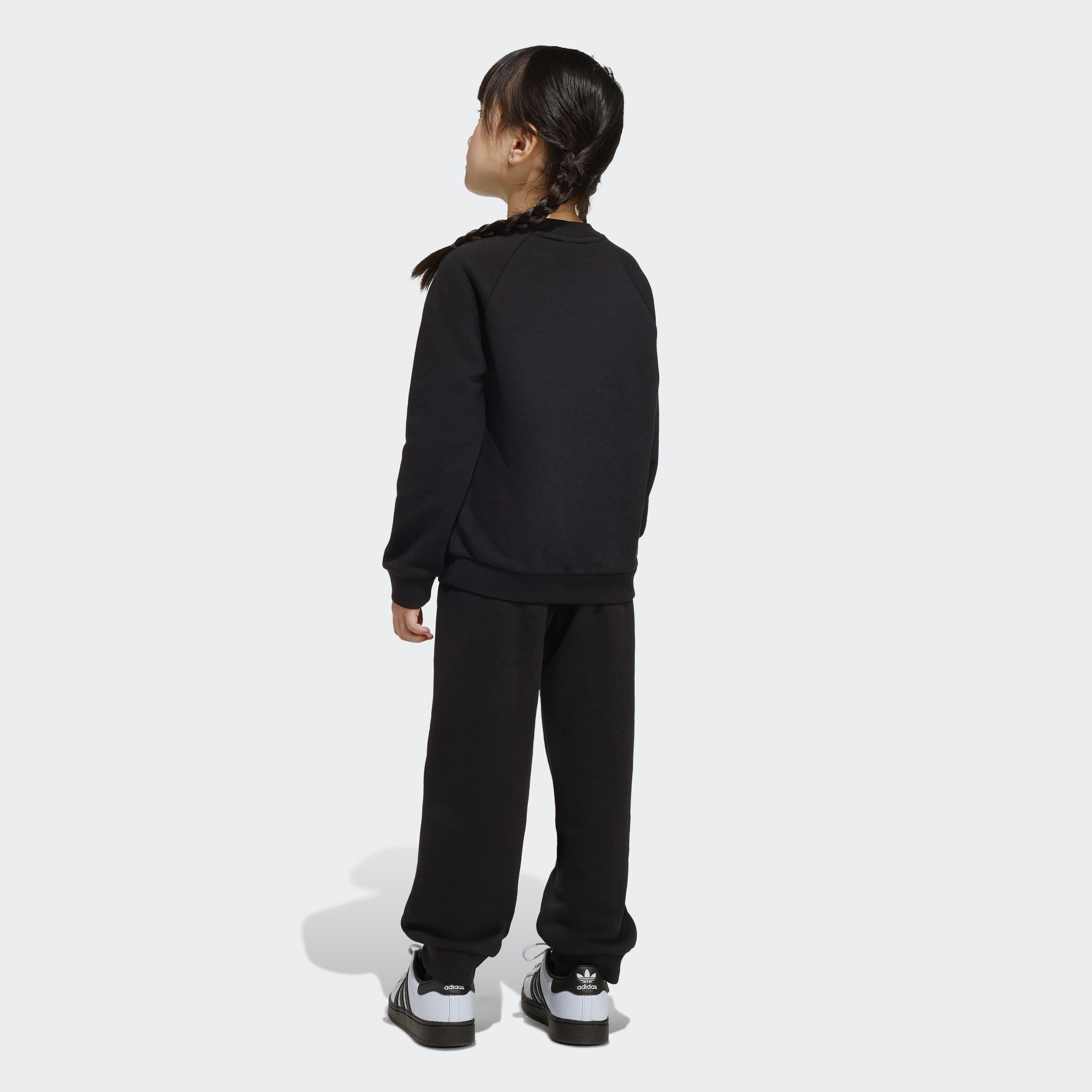 adidas Originals Trainingsanzug TREFOIL SET MIT RUNDHALSAUSSCHNITT, LOCKER GESCHNITTEN (2-tlg)