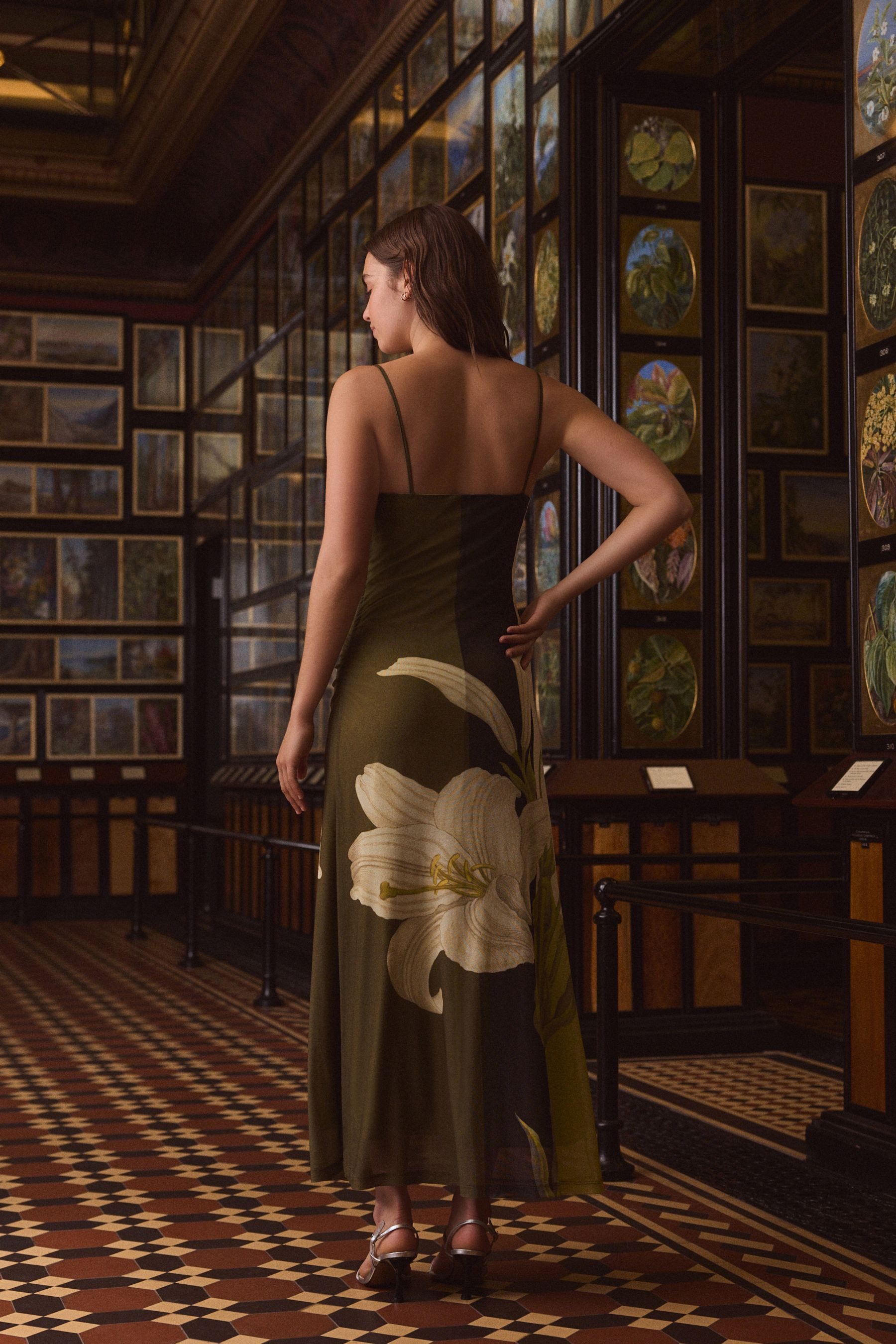 Next Jerseykleid Kew Collection geblümtes Trägerkleid günstig online kaufen