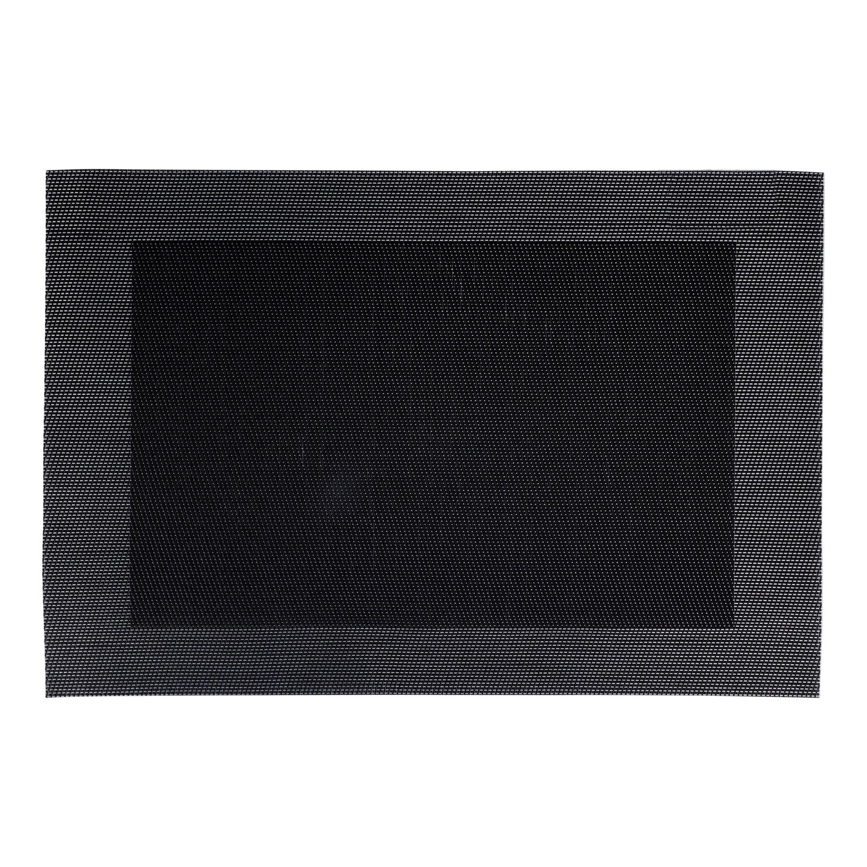 Schwarz Platzset, Set, 4er 4-St) Platzset Polyester, (Stück, Neuetischkultur,