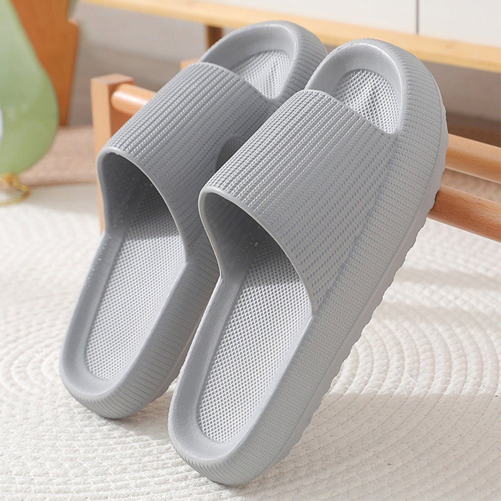 Blusmart Damen Herren Badeschuhe Badepantolette (EVA Rutschfest Pantoletten, Dicke Sohle bequeme) für Badezimmer, Schlafzimmer, Wohnzimmer, Strand, Freizeit