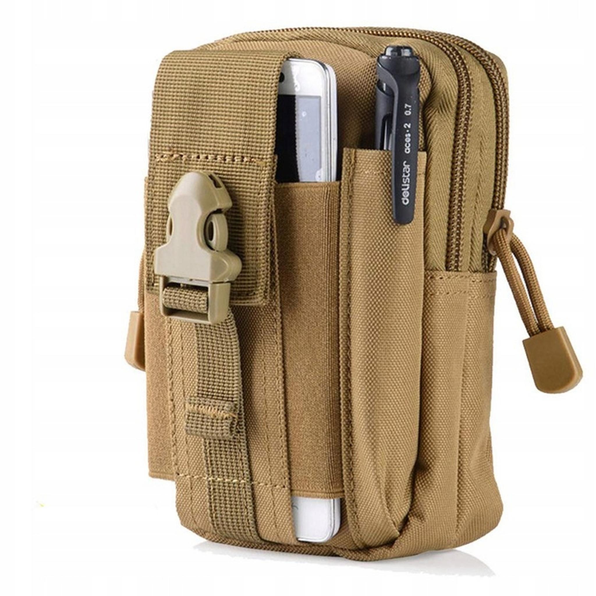 LA CUTE Bauchtasche Hüfttasche braun, kompakt, multifunktional Outdoor-Akti günstig online kaufen