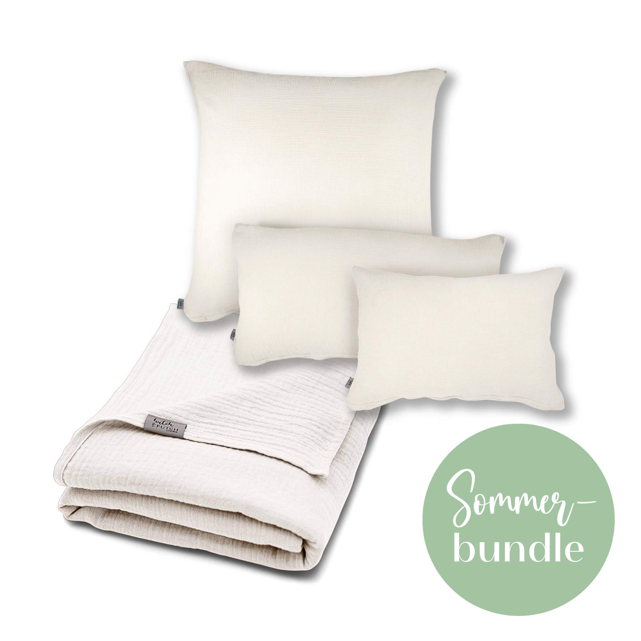 hutch&putch Bettwäsche Musselin-Sommerbundle (Sommerdecke 200x135cm + günstig online kaufen
