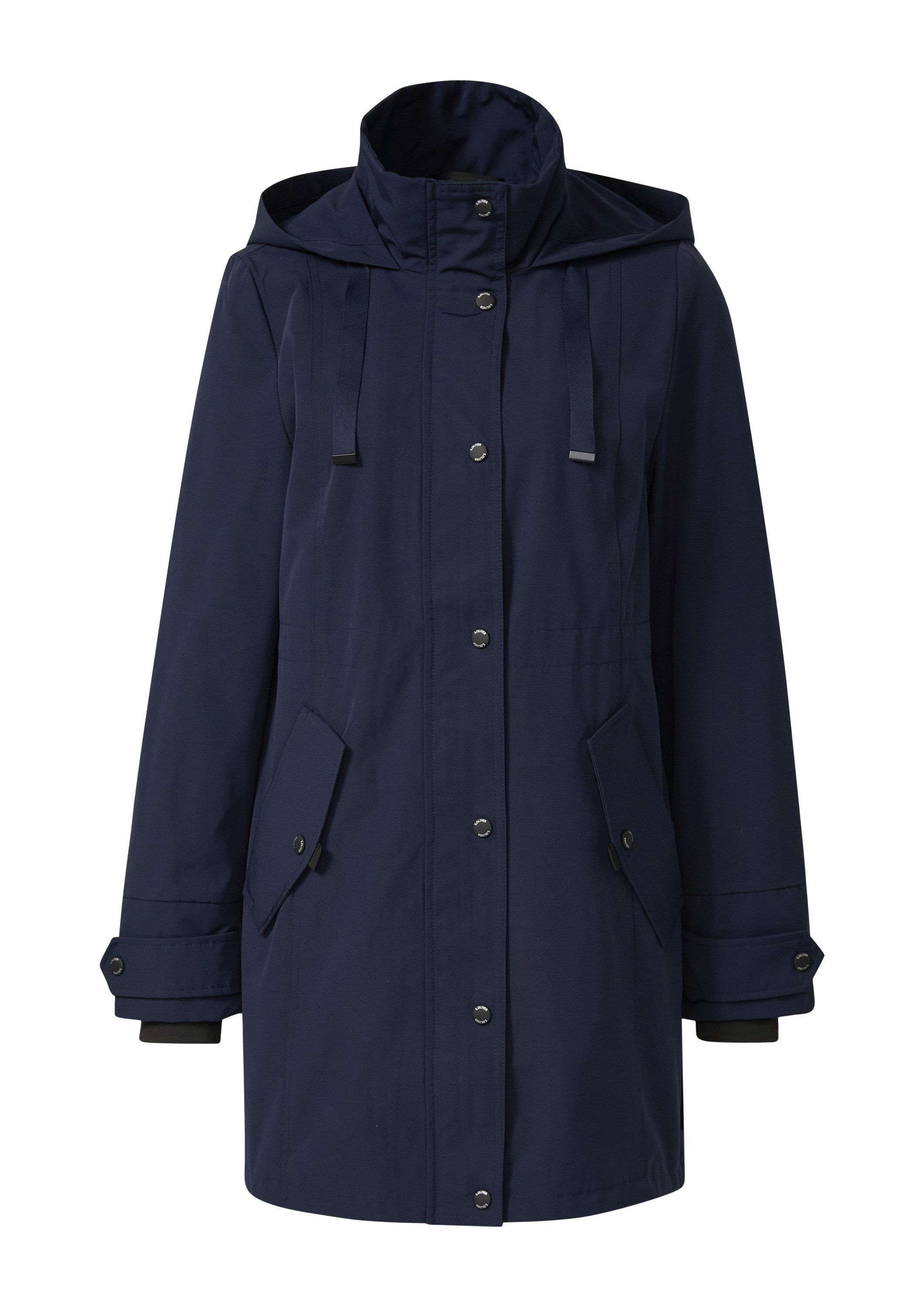 s.Oliver Parka Outdoor-Jacke Parka mit Kapuze und Taillenregulierung günstig online kaufen