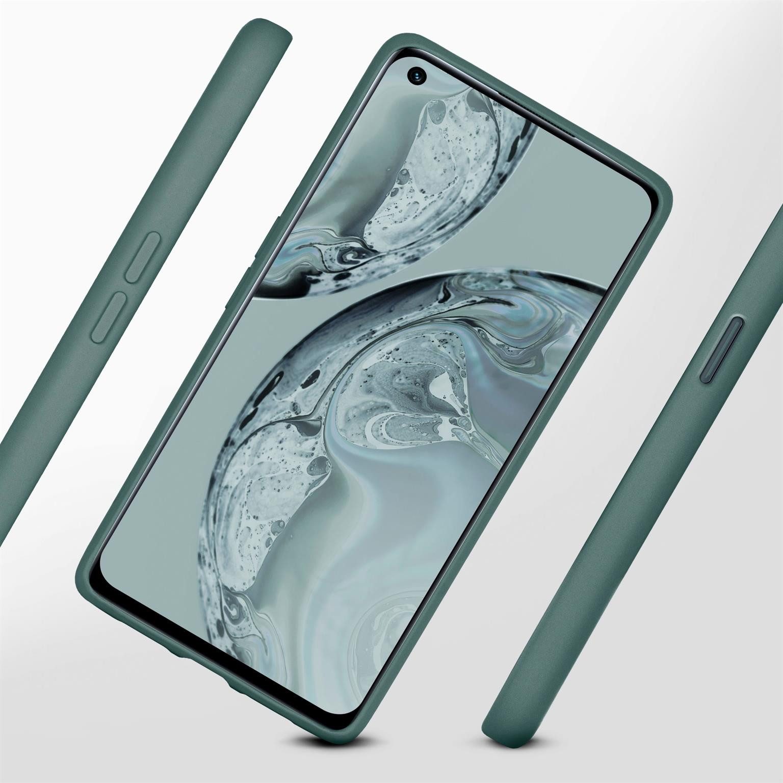 ONEFLOW Handyhülle für Realme 9i Hülle Silikon Soft Case Petrol Grün 6,6 Zoll, Silikonhülle Cover Dünn Handytasche TPU Schutzhülle mit Kameraschutz
