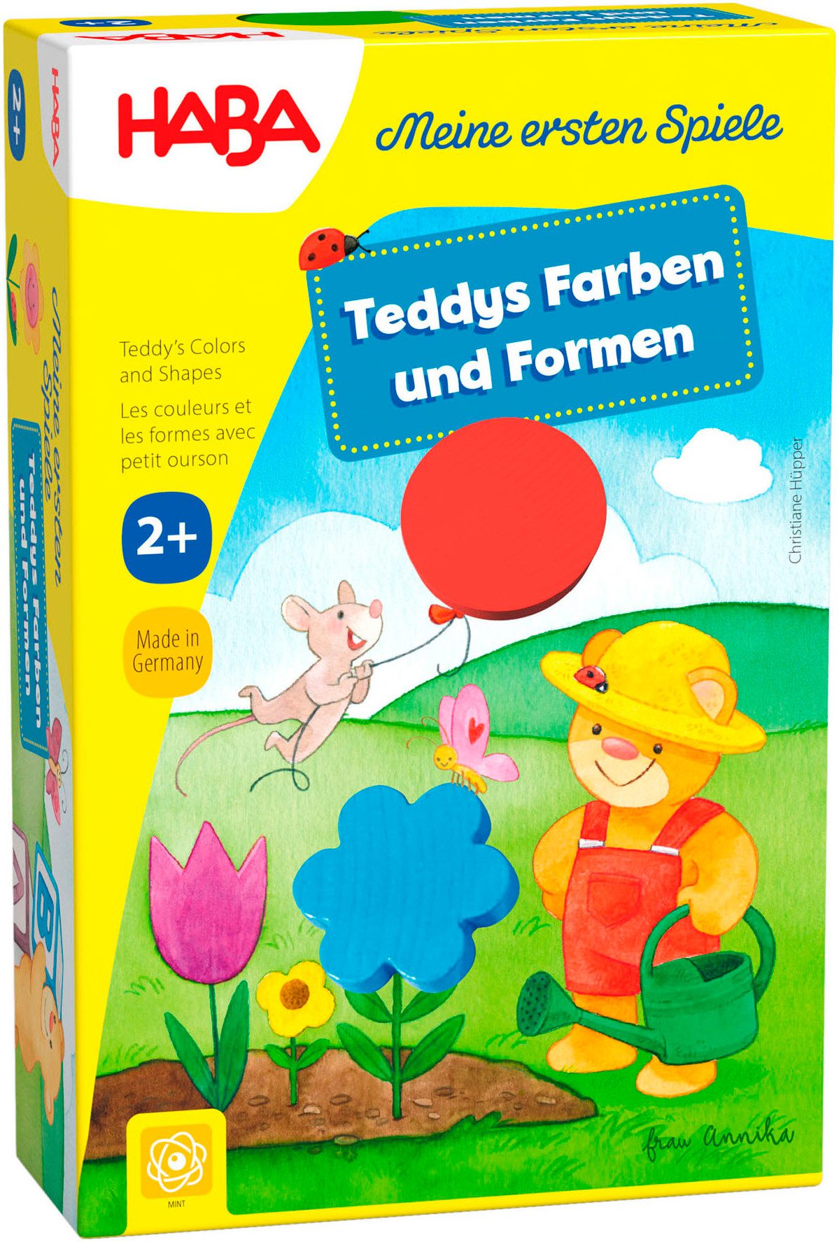 Haba Spiel Meine ersten Spiele - Teddys Farben und Formen, Made in Germany