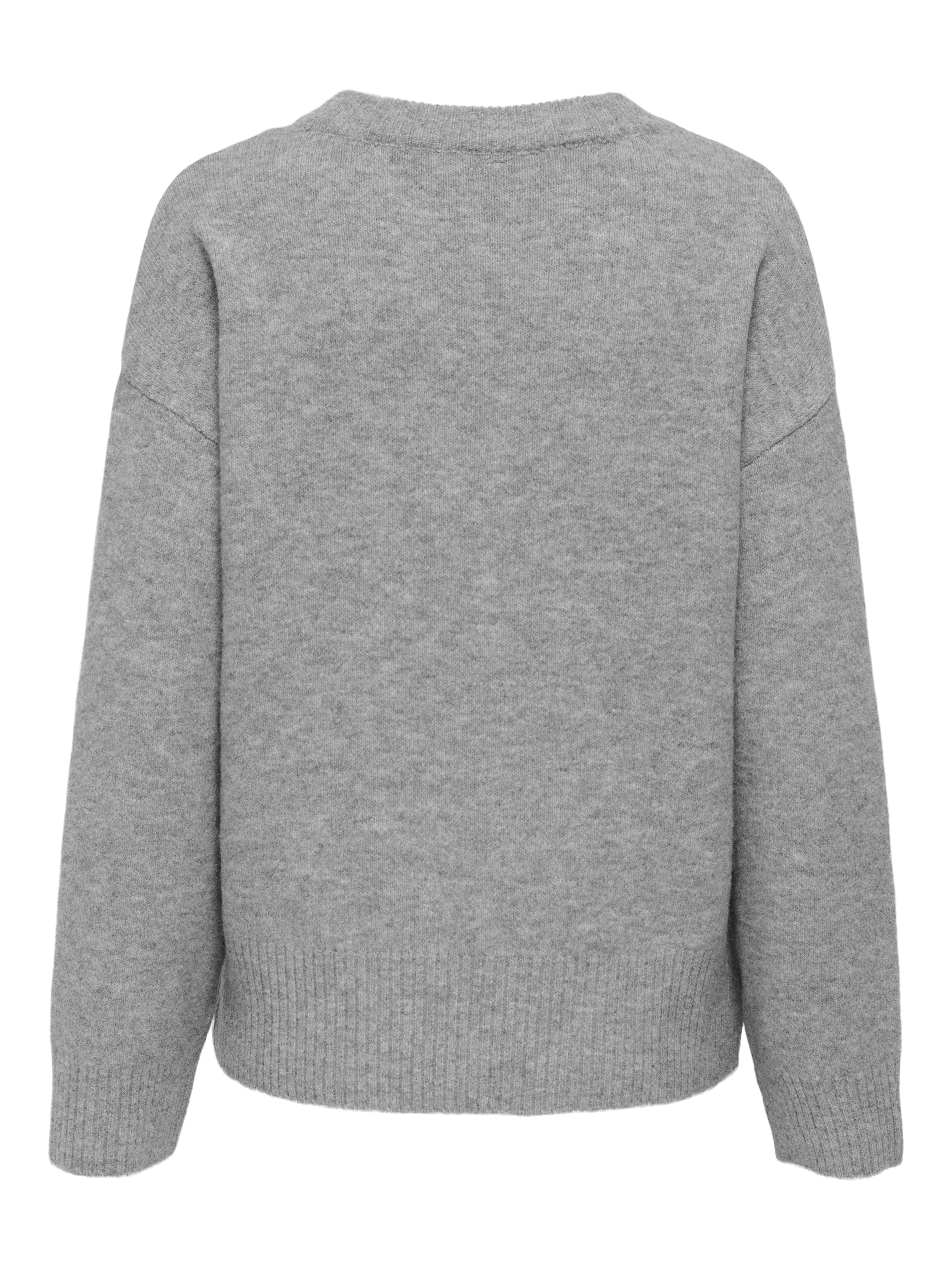 ONLY Strickpullover ONLRENE LIFE LS BUTTON O-NECK CC KNT
