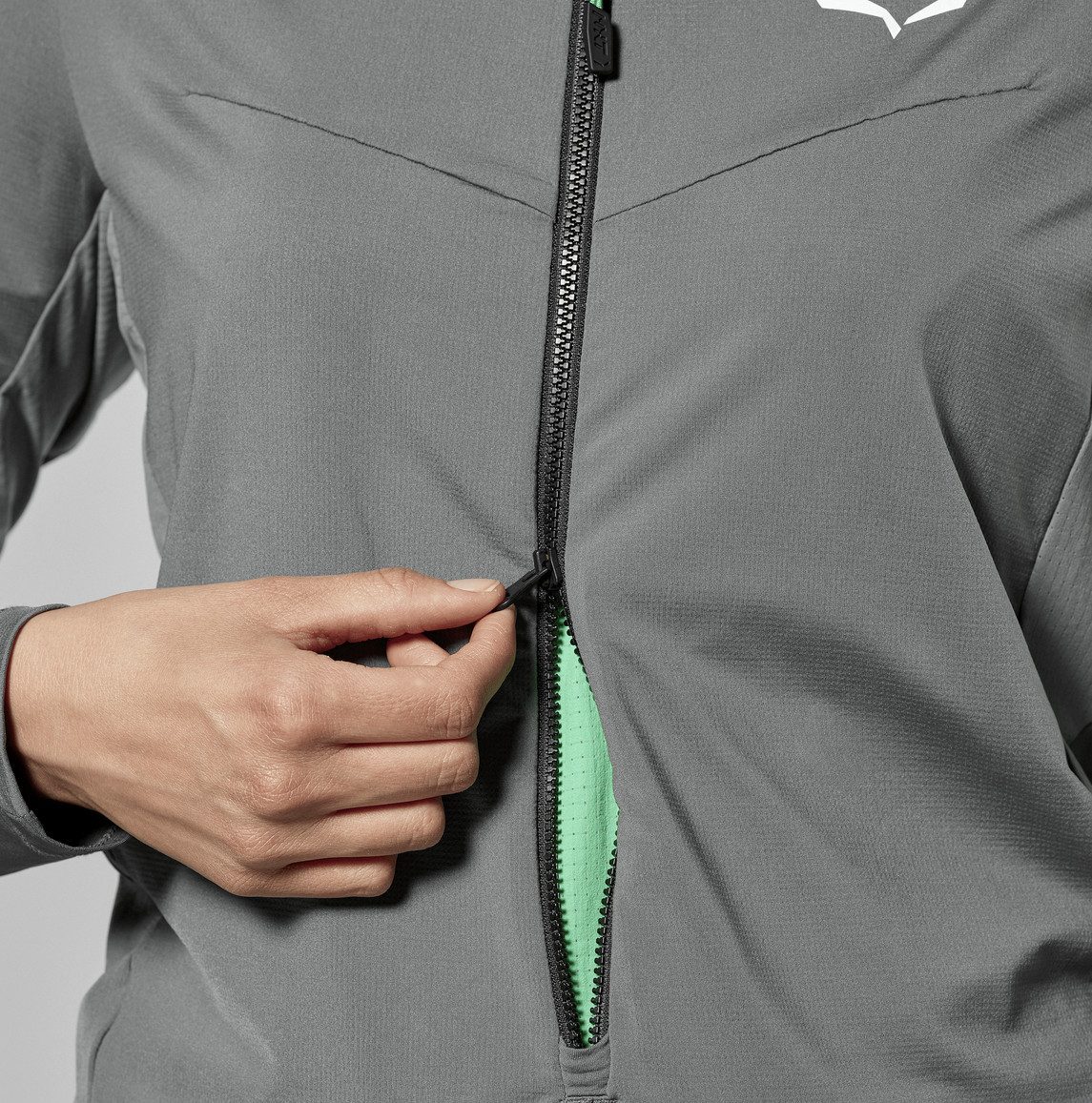 Salewa Longsleeve NXT HYB 1/2 ZIP TEE W